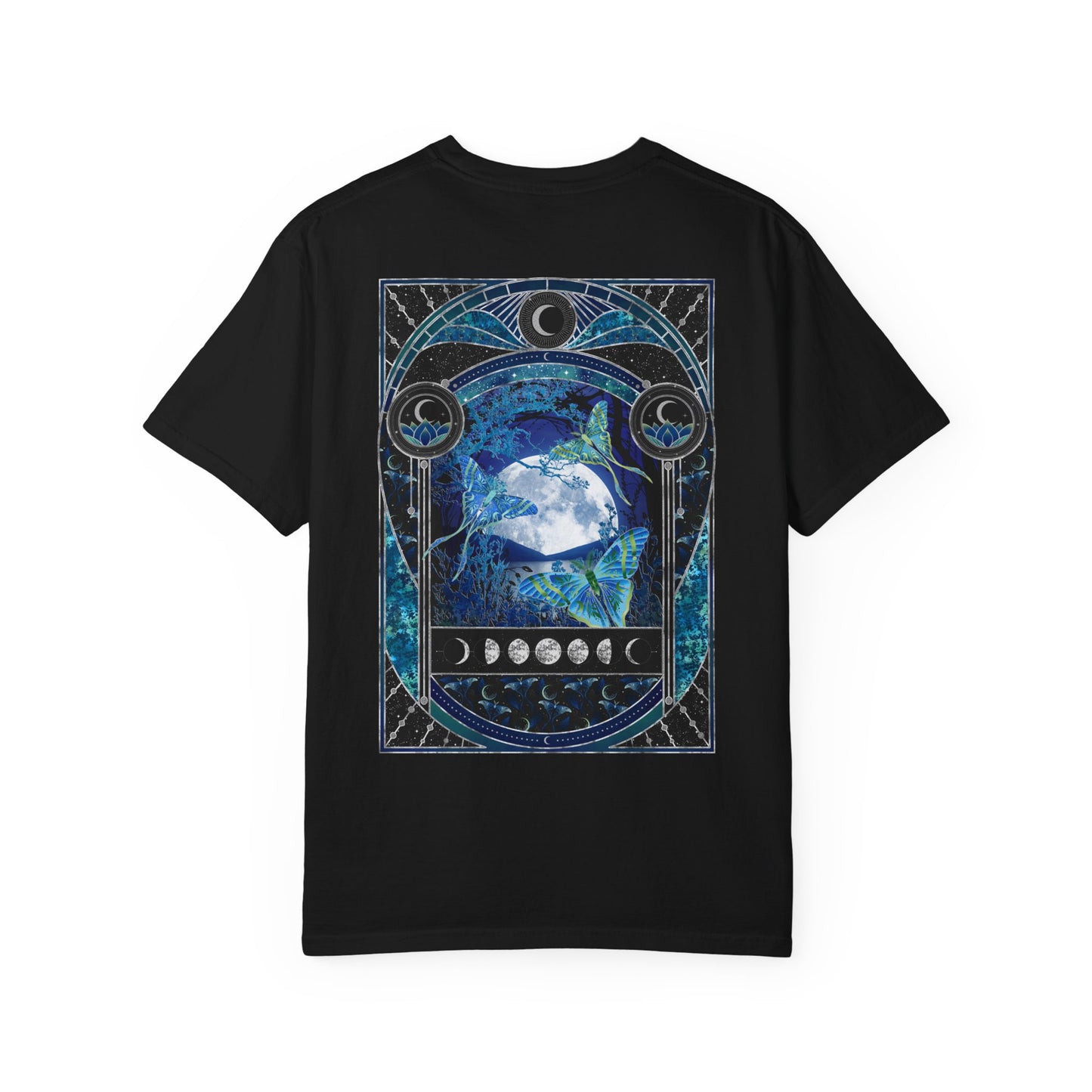 Unisex Heavy Cotton Tee:  "La Luna" [Banner/Panel]