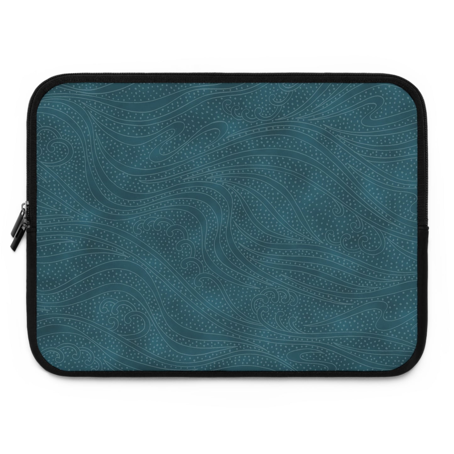 Laptop Sleeve:  [Teal Swirls]