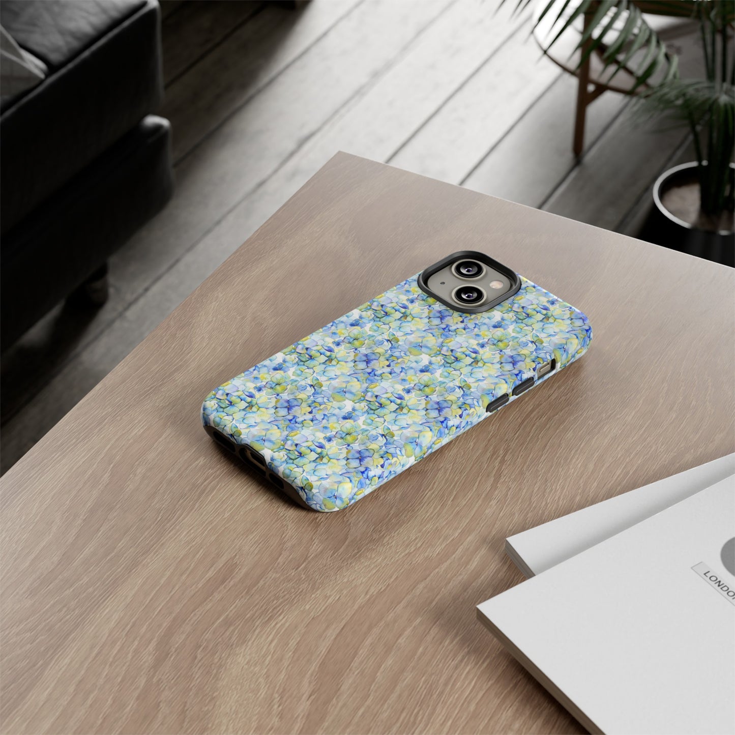 Apple I-Phone 14 (Series) Tough Case-Phone Case: Leah [Flowers]