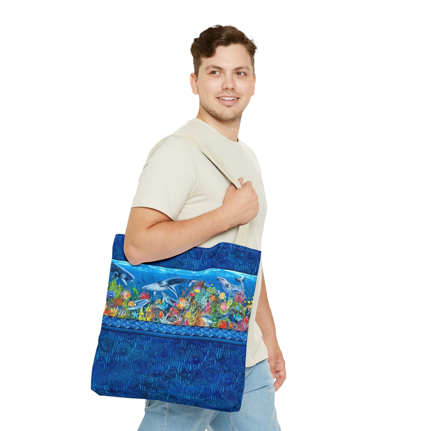 Tote Bag:  large-18x18;  "Calypso"
