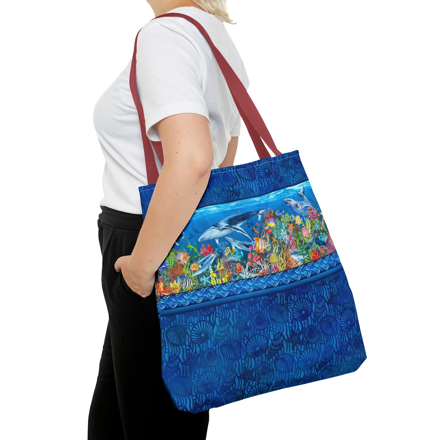 Tote Bag:  large-18x18;  "Calypso"