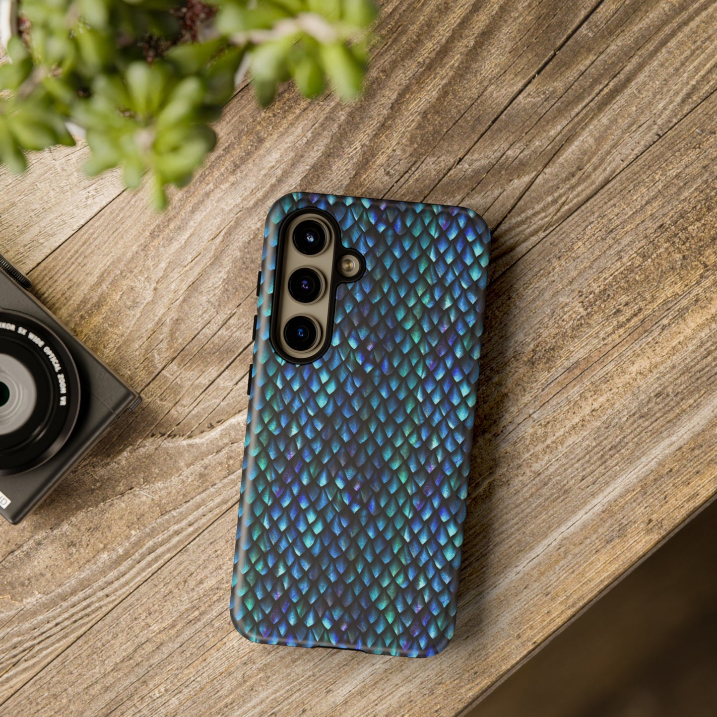 Samsung Galaxy Series Tough Case-Phone Case:  Dragons [Luminescent Scales]