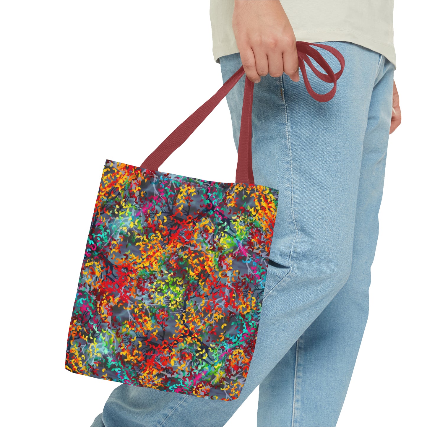 Tote Bag:  Large-18x18; Dreamscapes-Bright Leaves
