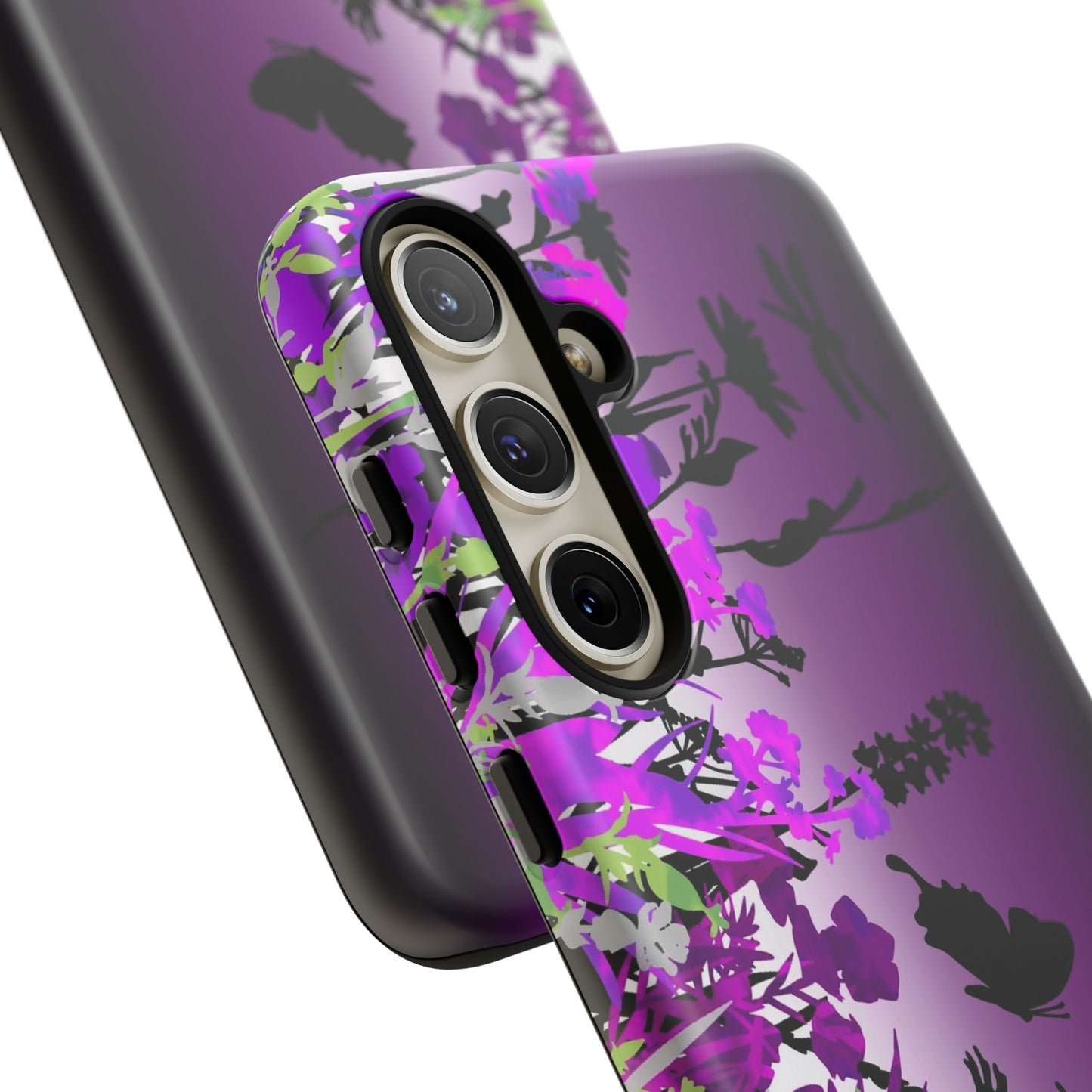 Samsung Galaxy Series Tough Case-Phone Case: Dreamscapes [Dark Purple Border]