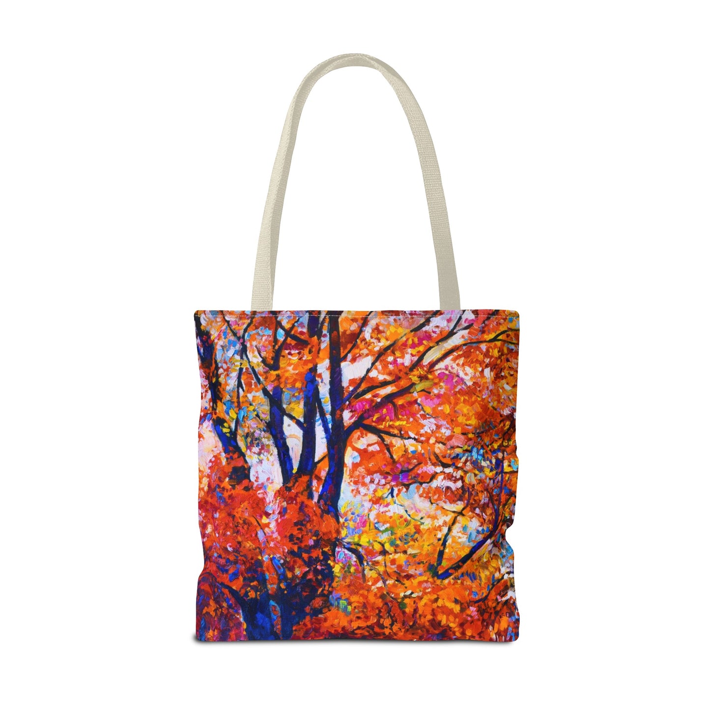 Tote Bag: Large-18x18; Year Of Art [Fall Trees-Full Panel]