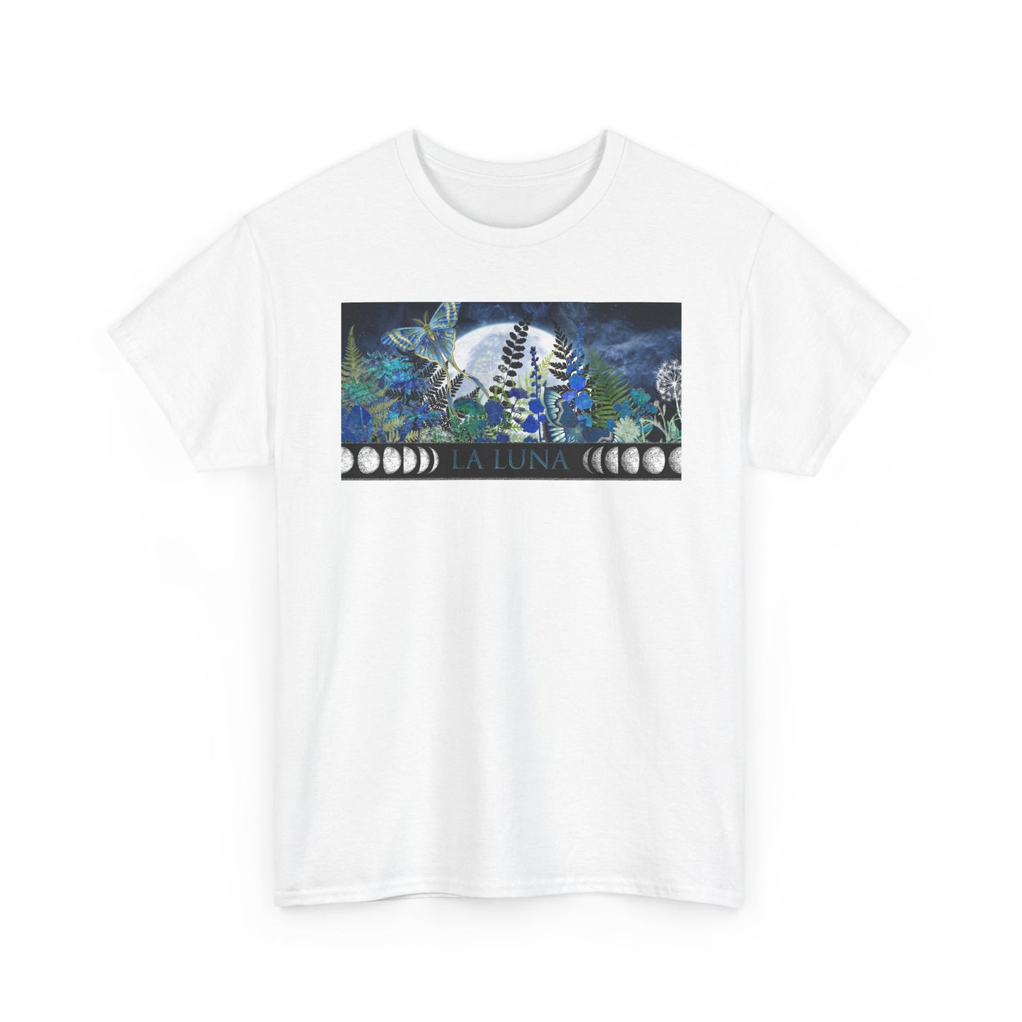 Moon Phases Graphic Tee — Celestial Turtle Night Sky T-Shirt