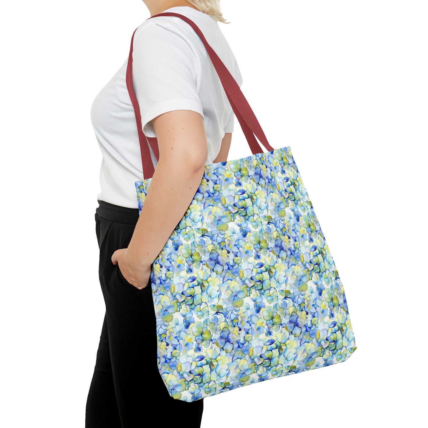 Tote Bag:  large-18x18;  "Leah" [Floral]