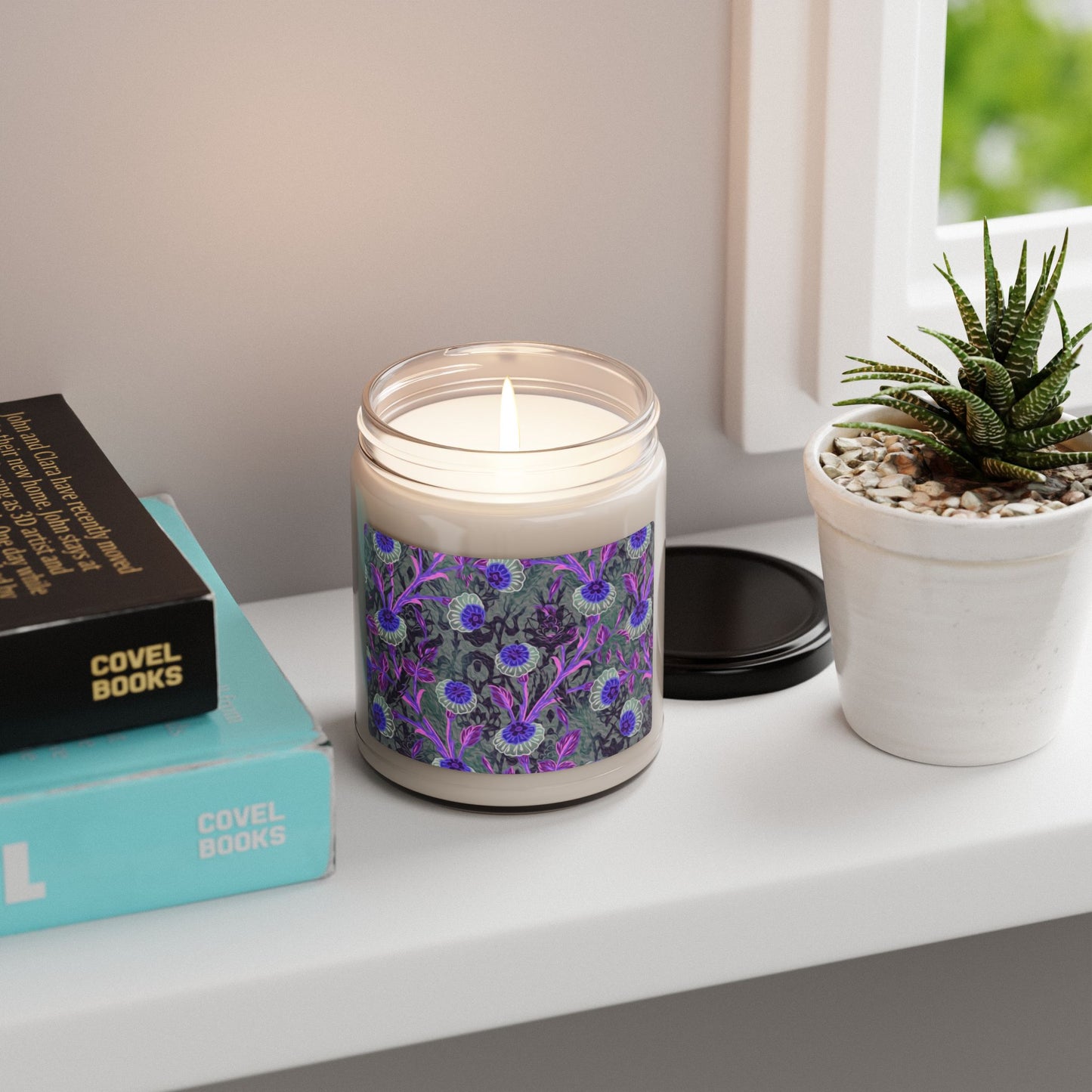 Scented Soy Candle:  Pastiche [Lavender/Grey Dandelions]