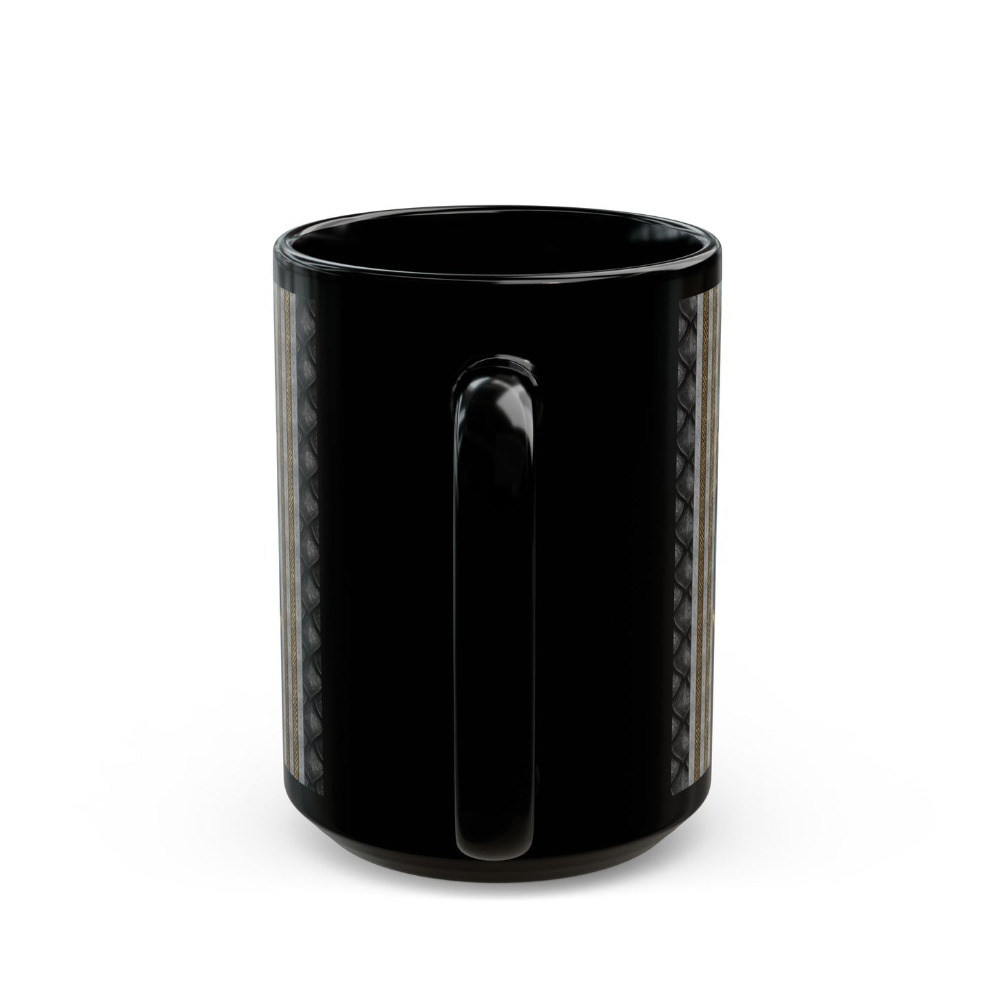 Black Mug-15oz:  "Dragons Steampunk 2" Panel