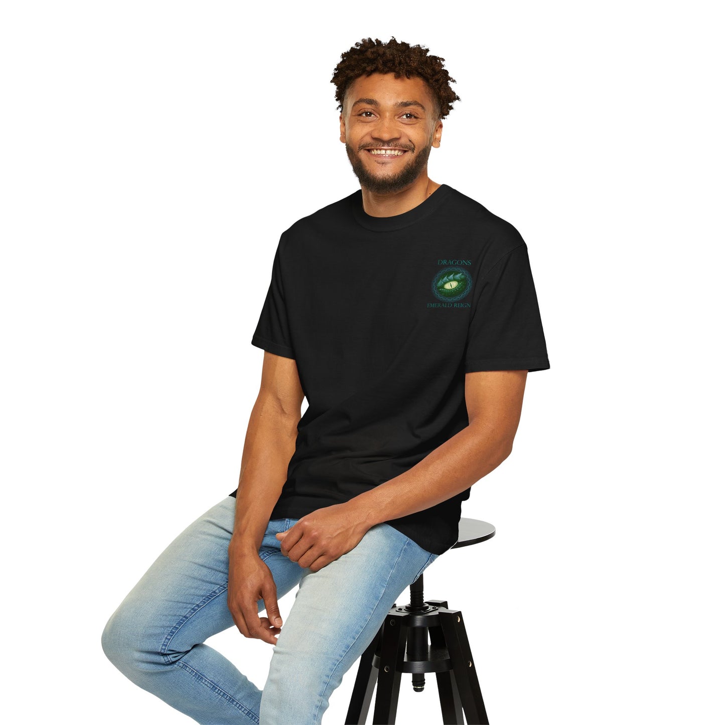 Mythic Dragon T-Shirt — Vintage Green Dragon Graphic Tee