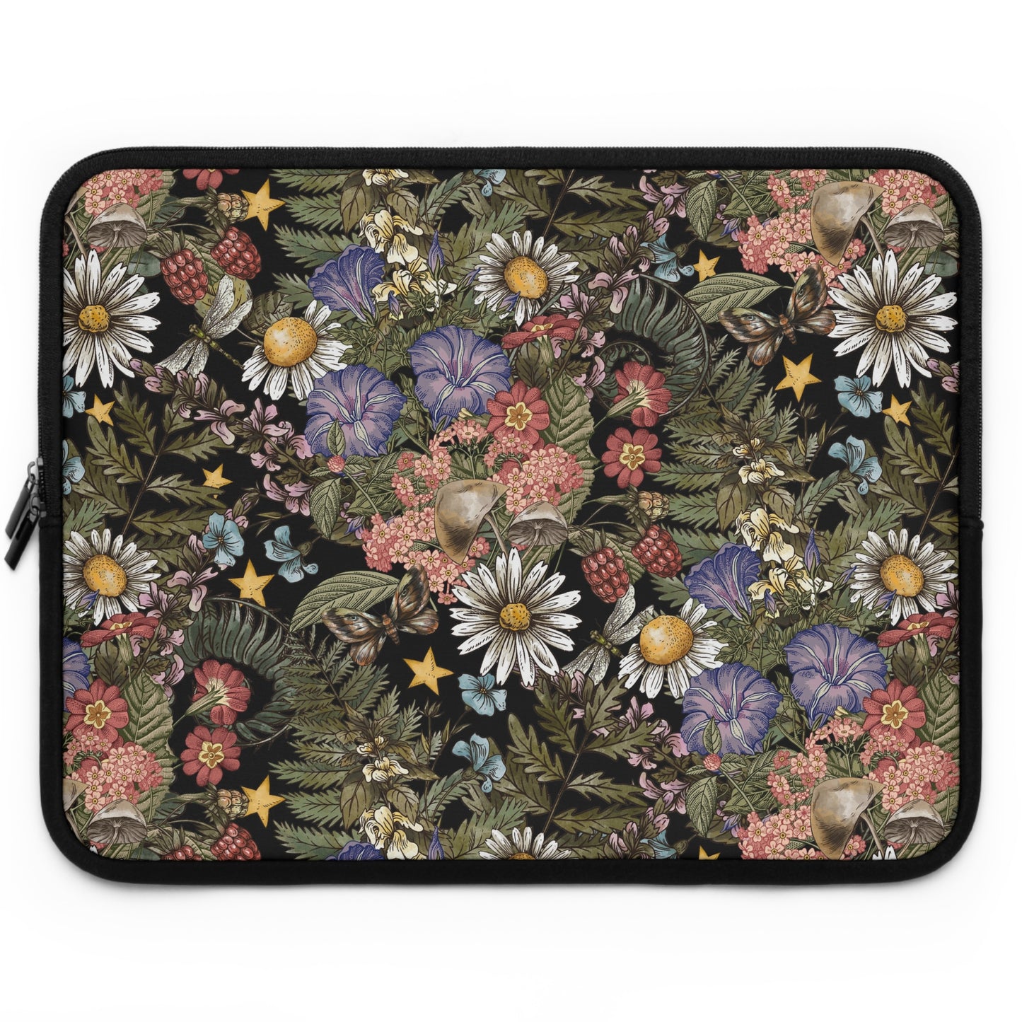 Laptop Sleeve:  [SUN-MOON-STARS]:  Flowers