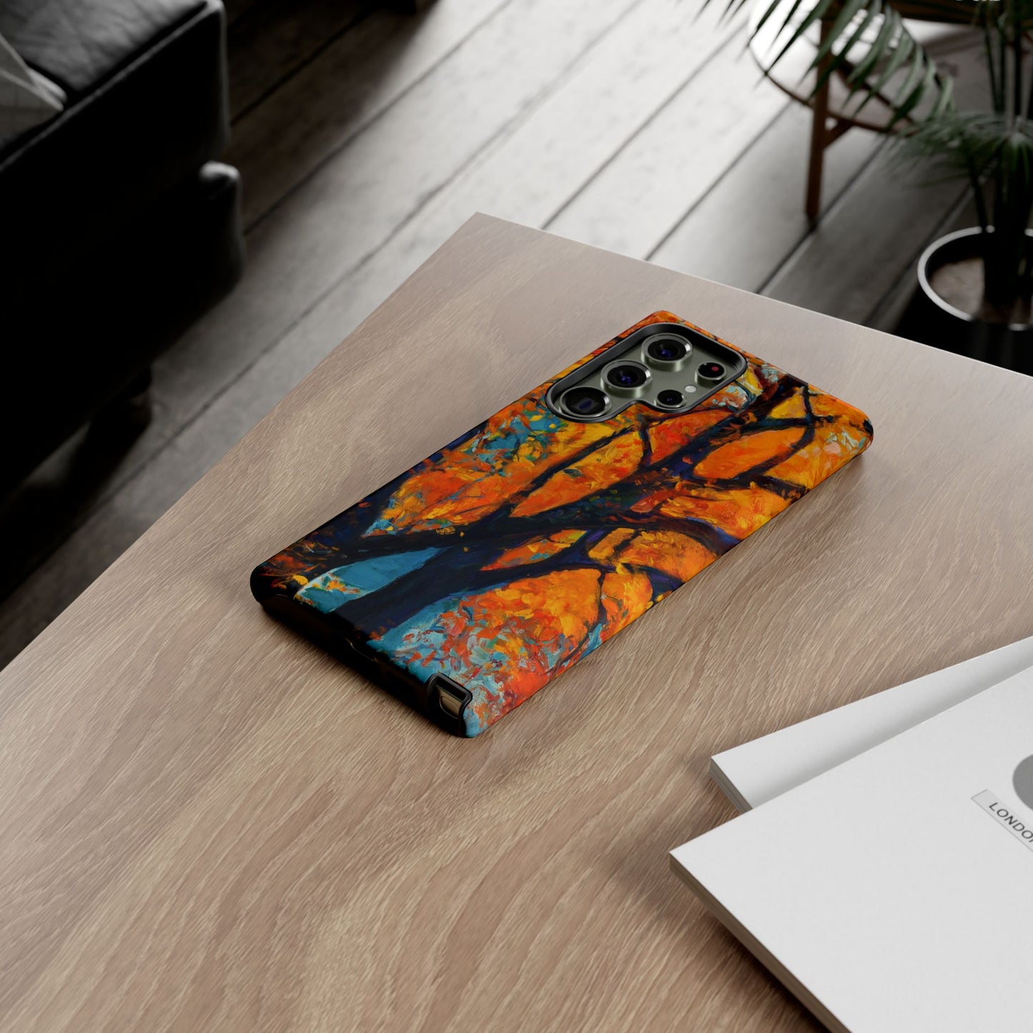 Samsung Galaxy S23 - Tough Case-Phone Case: Year of Art [Fall Tree]