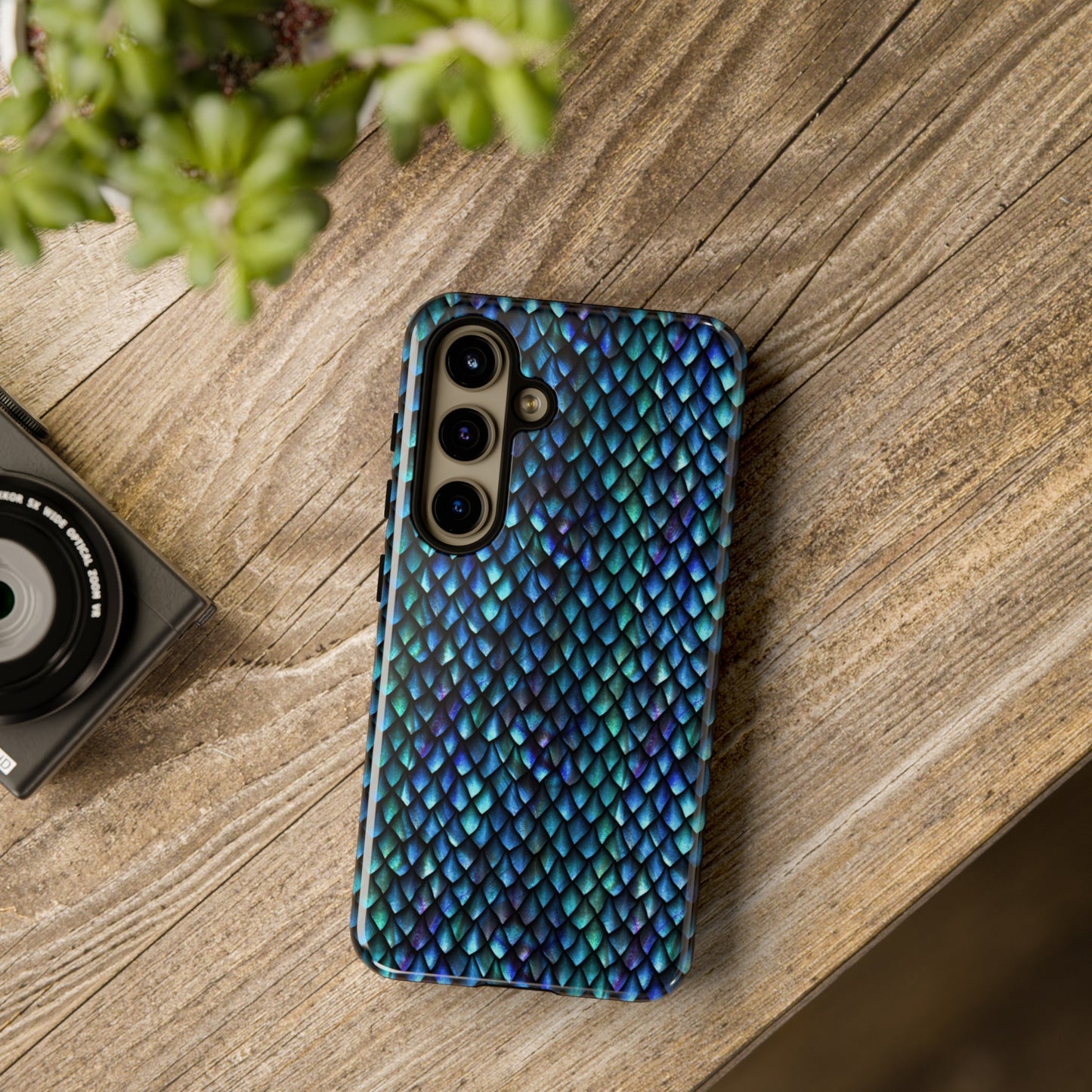 Samsung Galaxy Series Tough Case-Phone Case:  Dragons [Luminescent Scales]