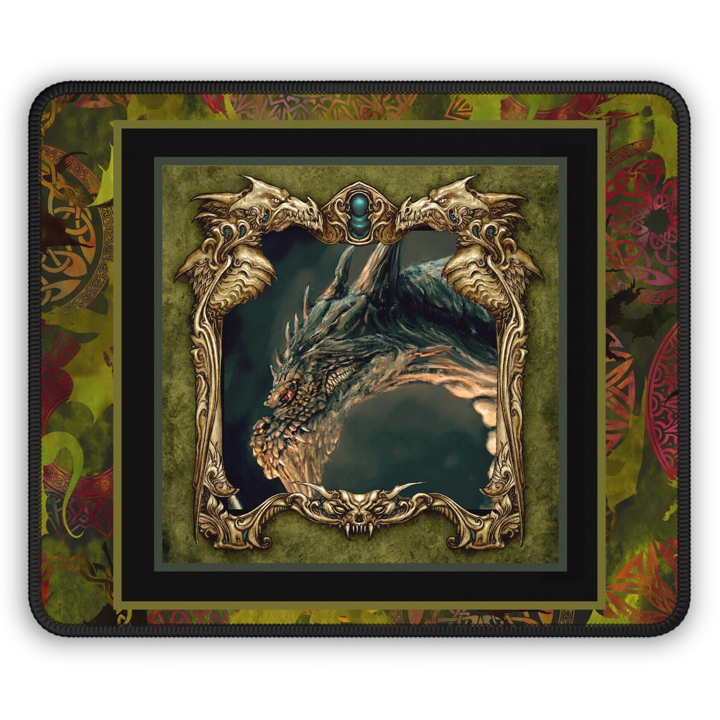 Mouse Pad-Gaming;  9x7 - "Dragons"