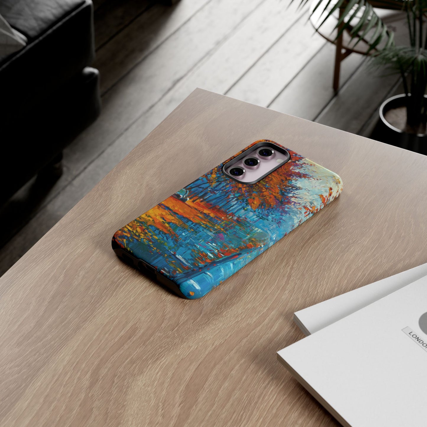 Samsung Galaxy S23 - Tough Case-Phone Case:  Year of Art [Fall Bench]