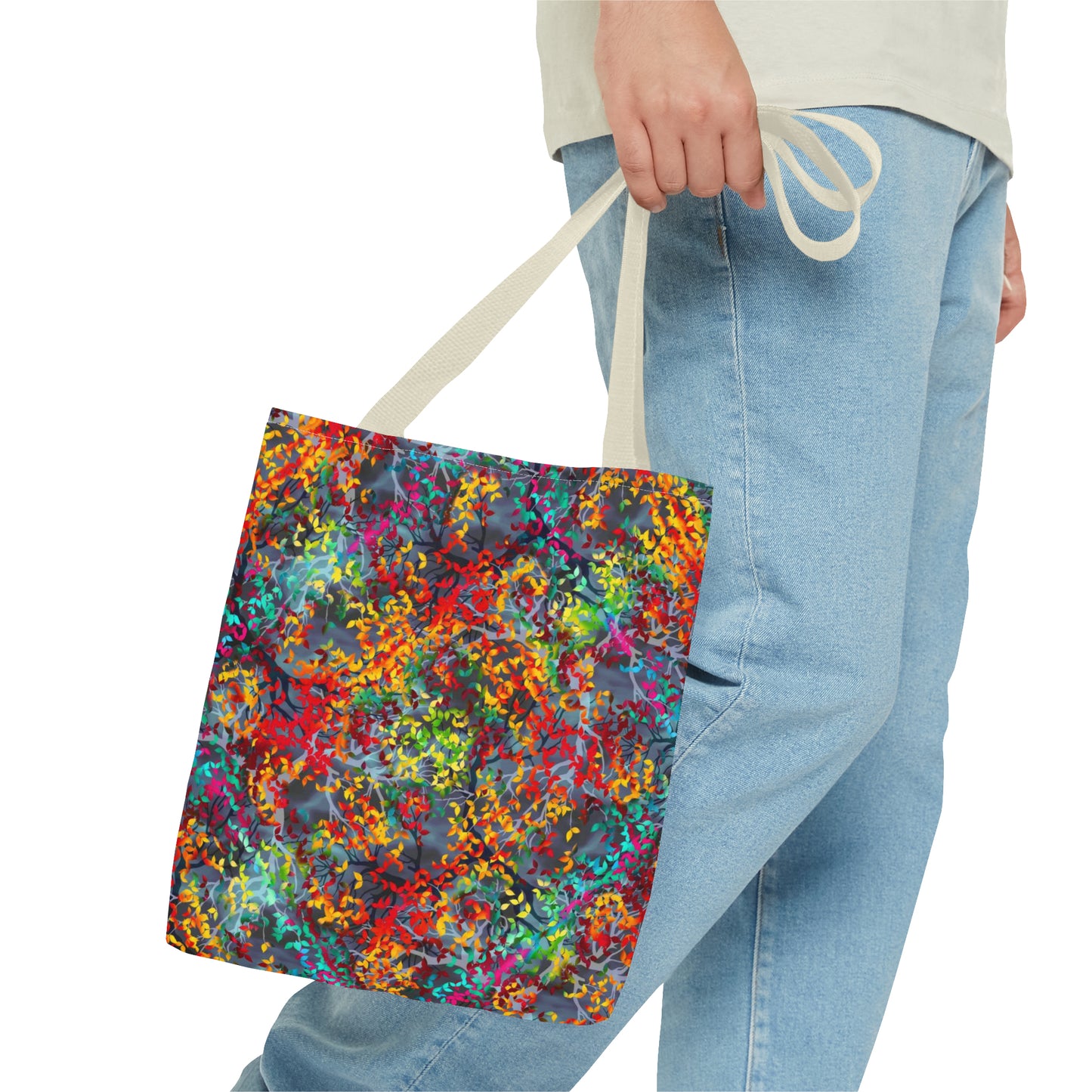 Tote Bag:  Large-18x18; Dreamscapes-Bright Leaves