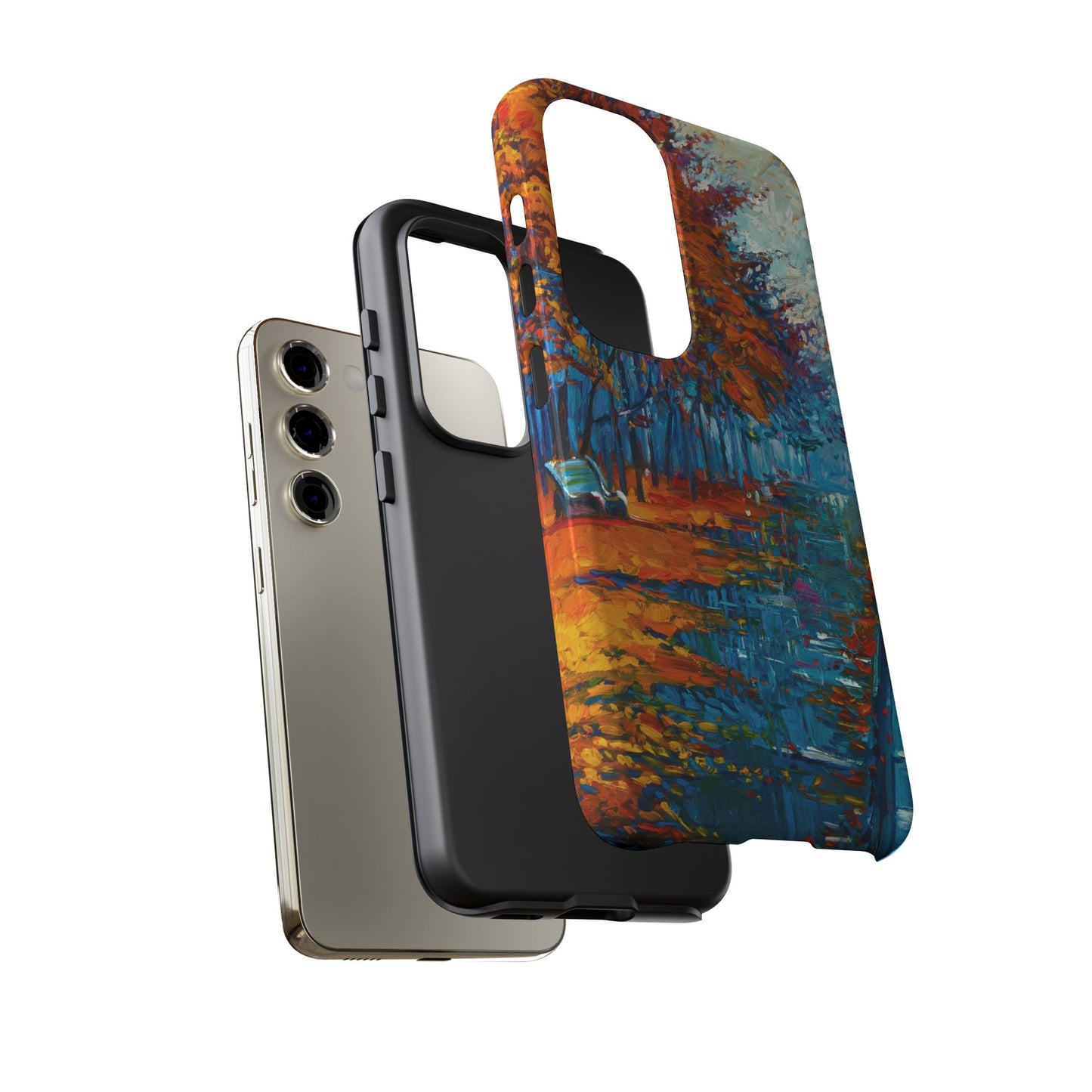 Samsung Galaxy S23 - Tough Case-Phone Case:  Year of Art [Fall Bench]