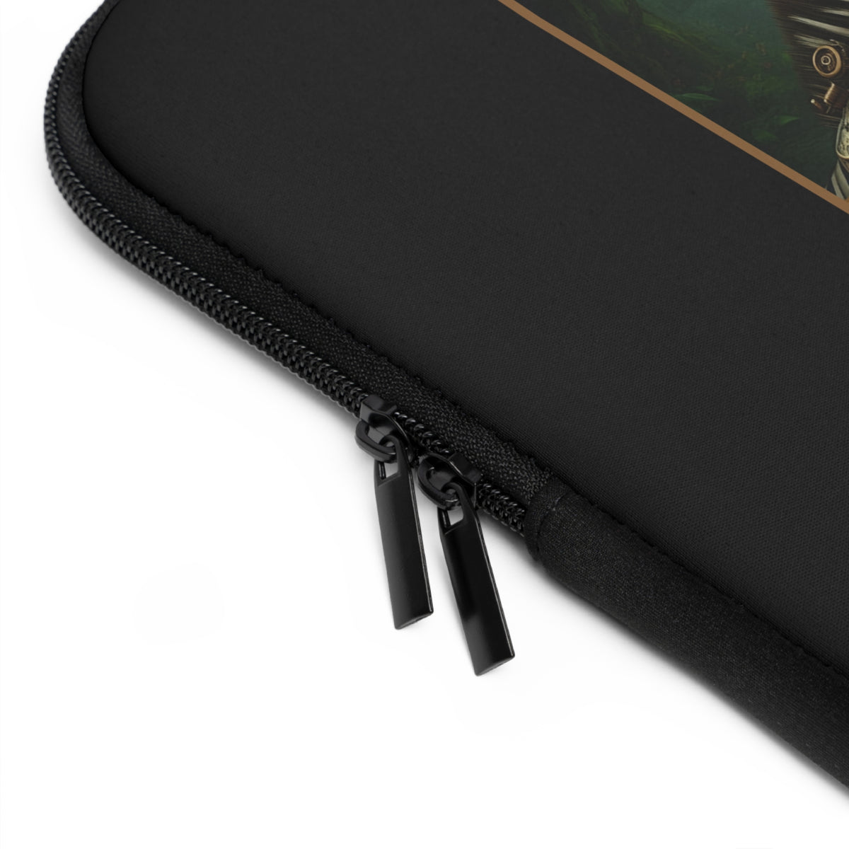 Laptop Sleeve (Sizes: 13", 15", 17"):  Steampunk Menagerie [Zebra]