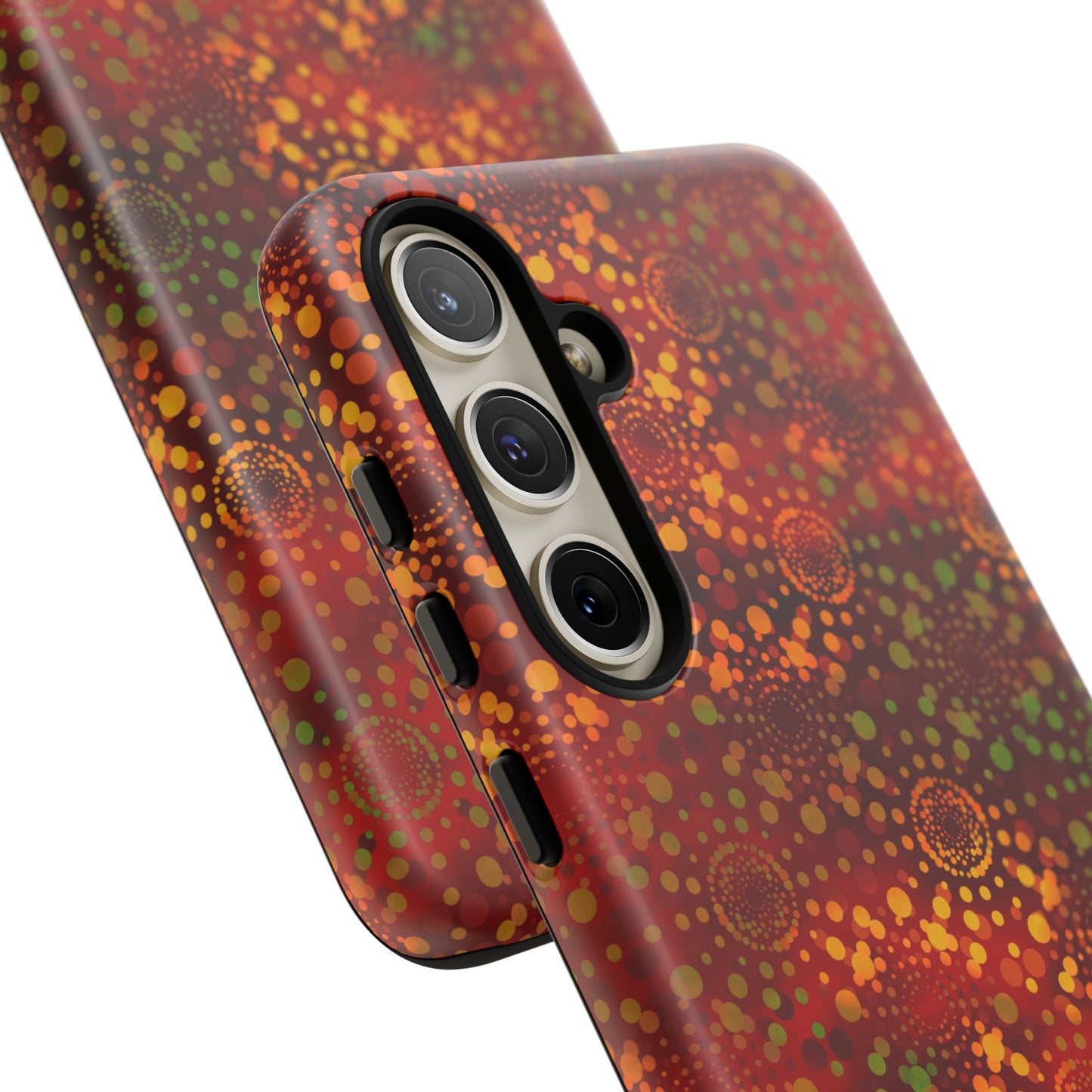 Samsung Galaxy Series Tough Case-Phone Case: Dreamscapes [Red Kaleidoscope]