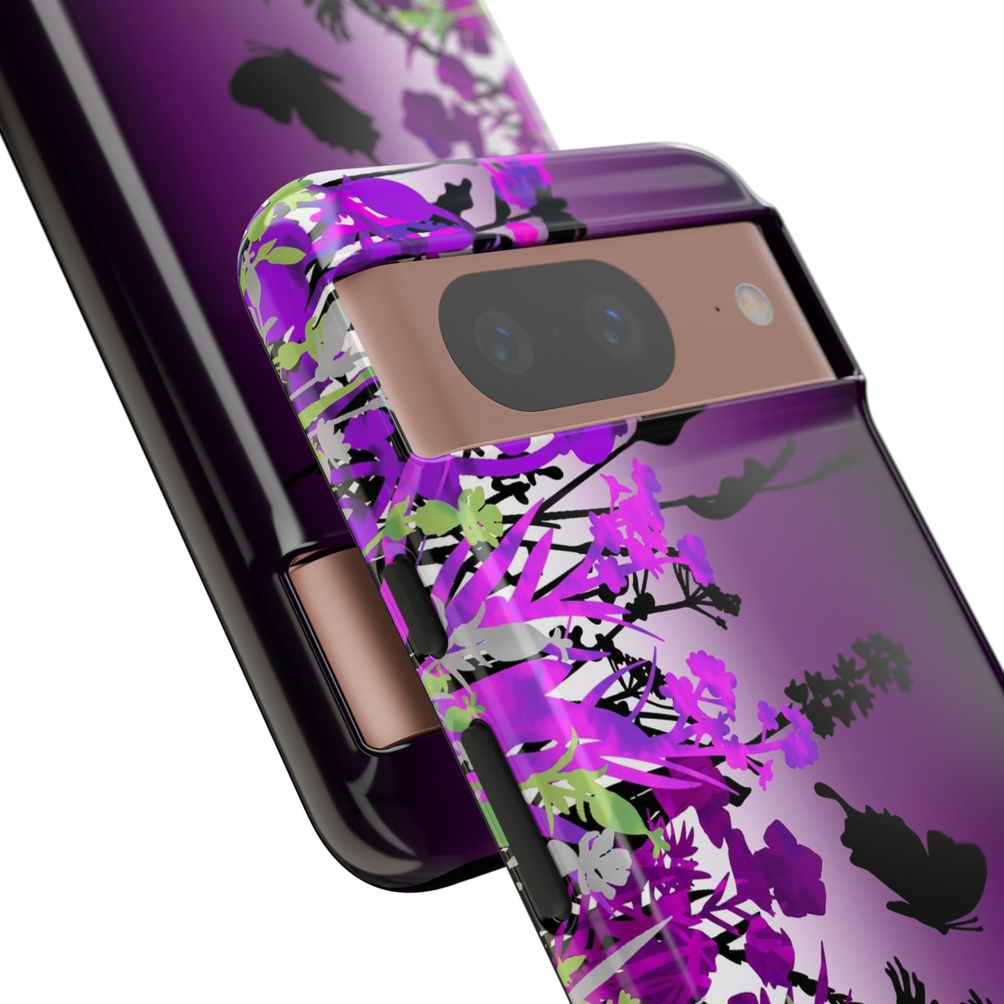 Android Google Pixel (Series) Tough Case-Phone Case:  Dreamscapes [Dark Purple Border]