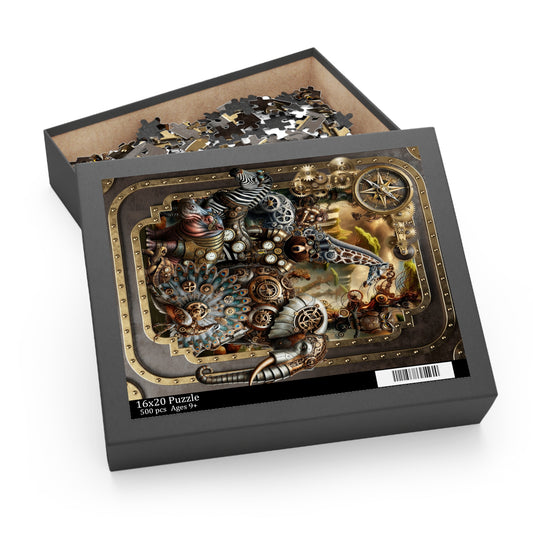 Jigsaw Puzzle (500 Pieces):  Steampunk [Animals-Panel]