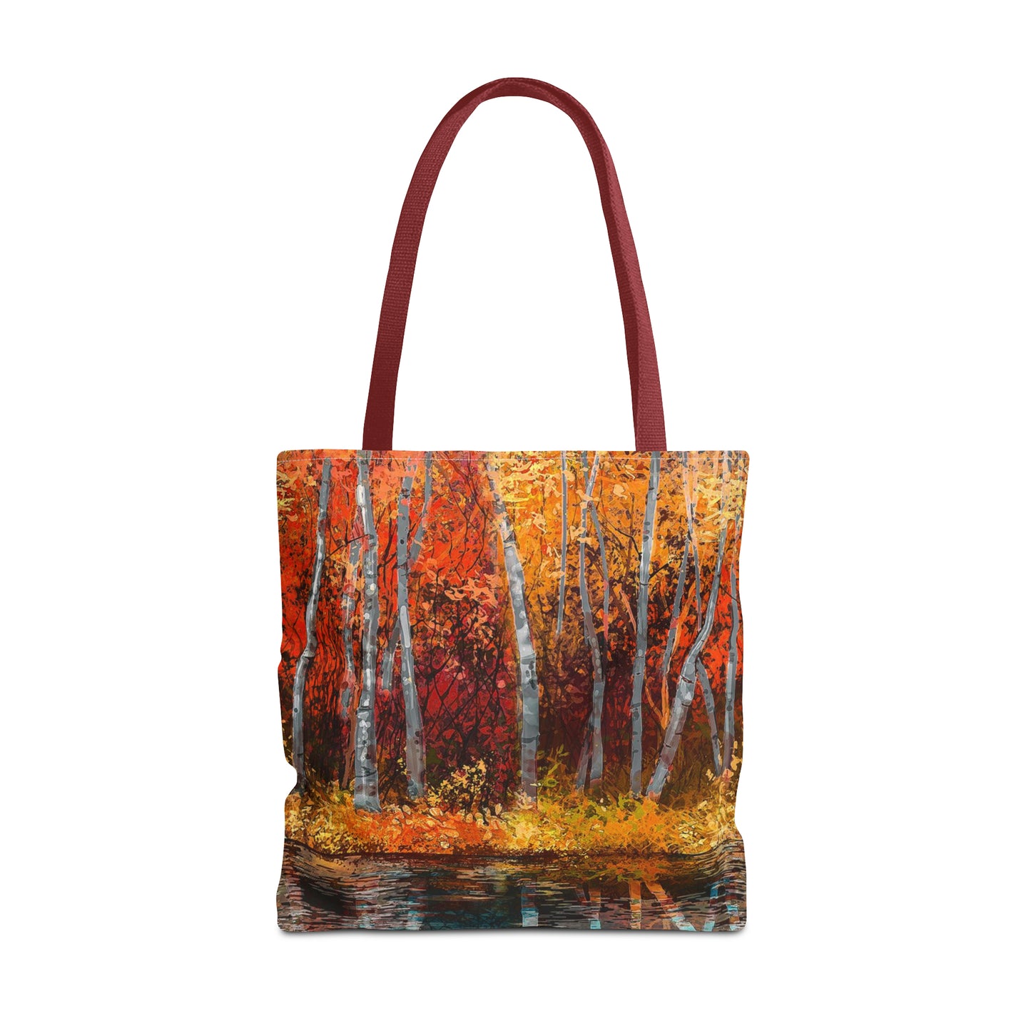 Tote Bag:  large-18x18;  "Year of Art" [Aspen Trees-2: Large Panel]