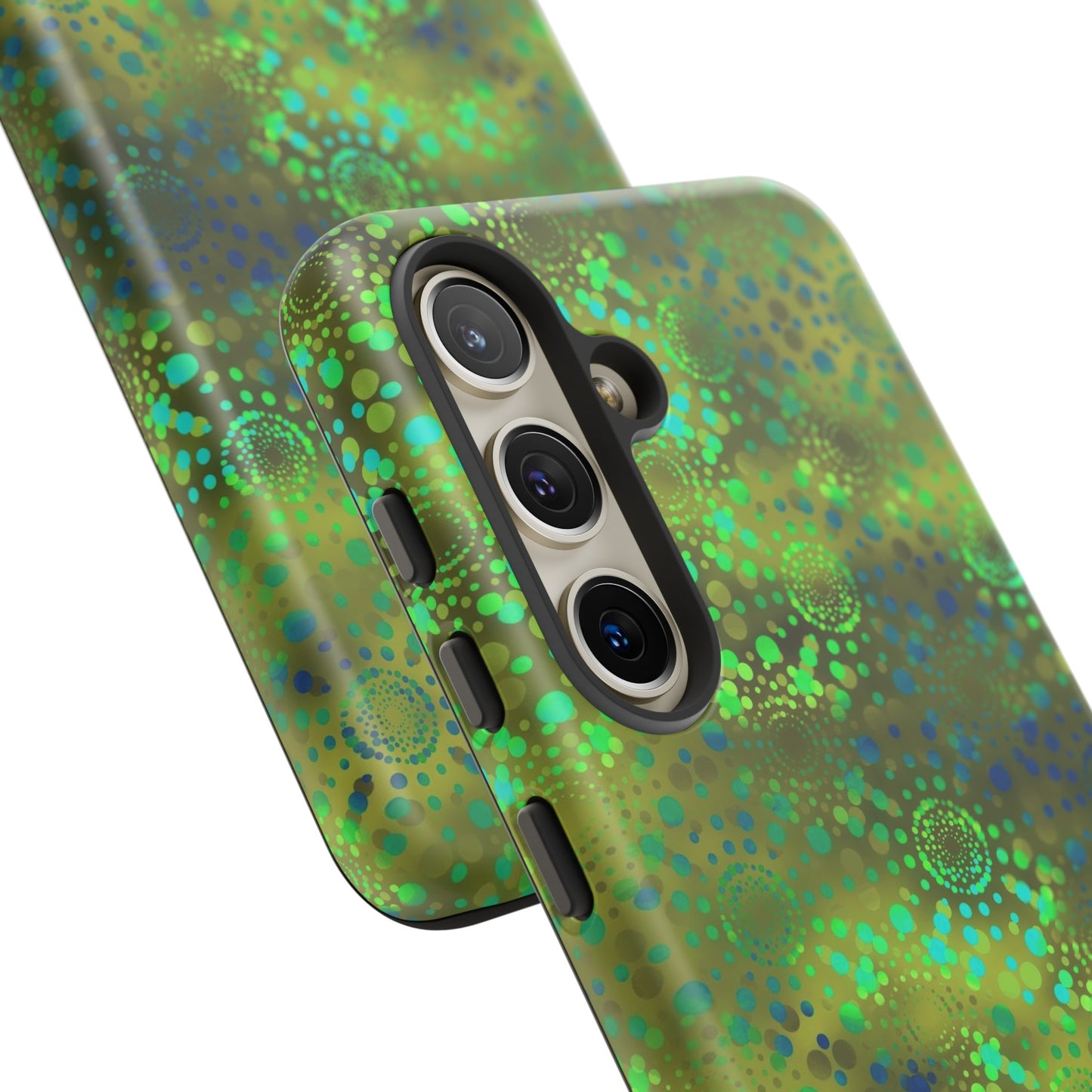 Samsung Galaxy Series Tough Case-Phone Case: Dreamscapes [Green Kaleidoscope]