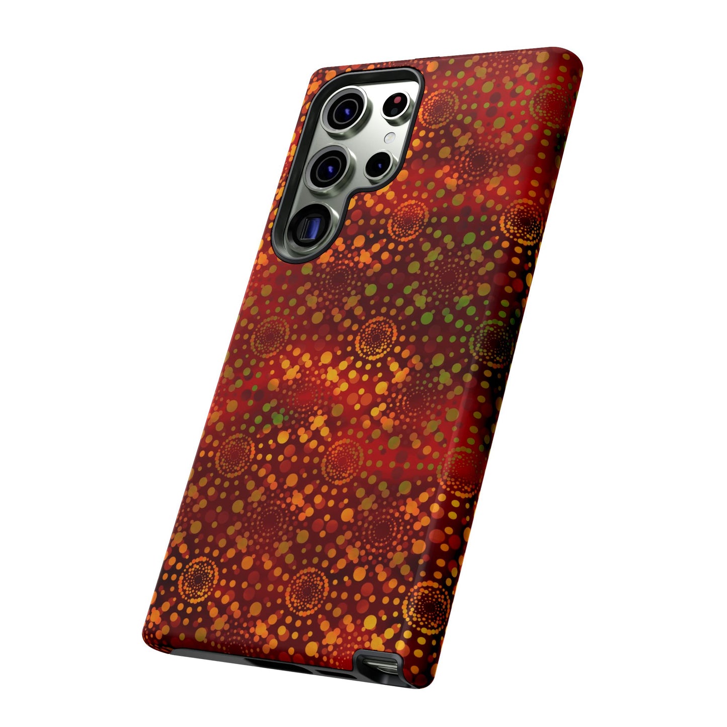 Samsung Galaxy S23 - Tough Phone Case: Dreamscapes [Red Kaleidoscope]