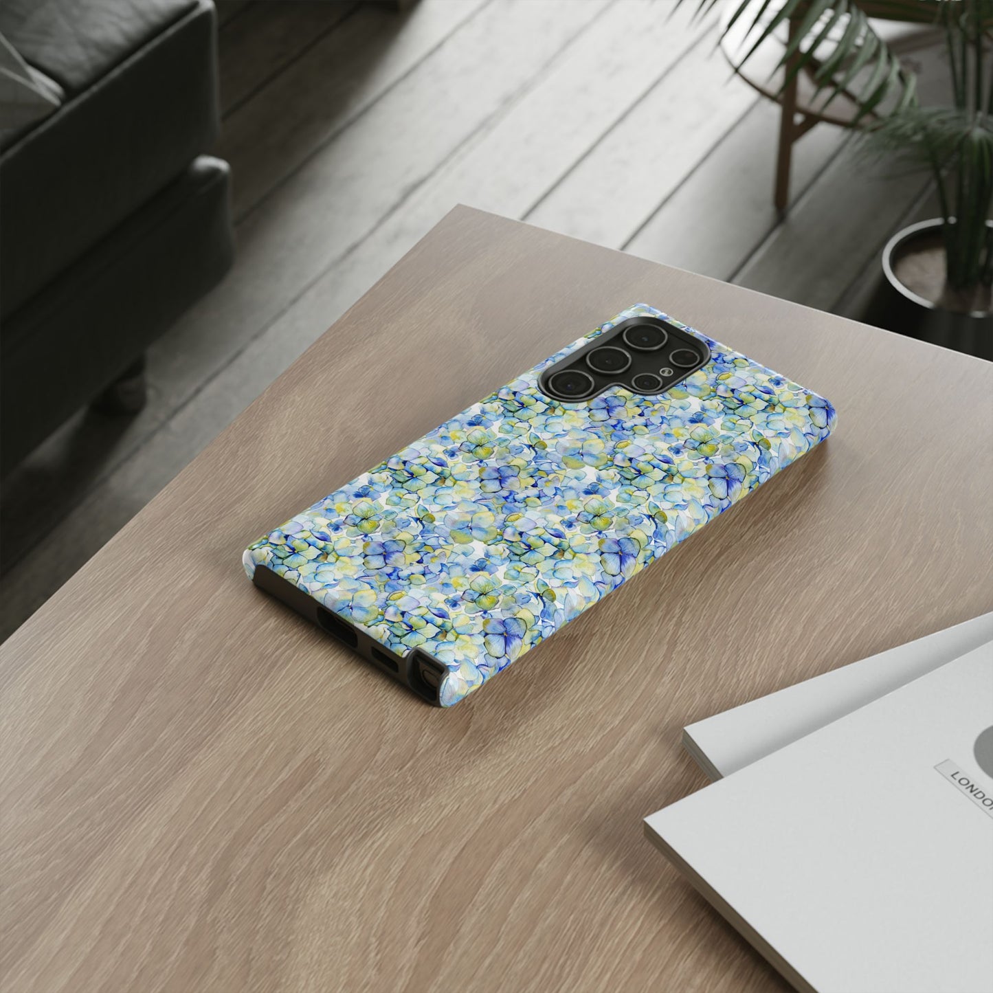 Samsung Galaxy S22 - Tough Case-Phone Case:  Leah [Flower Petals]