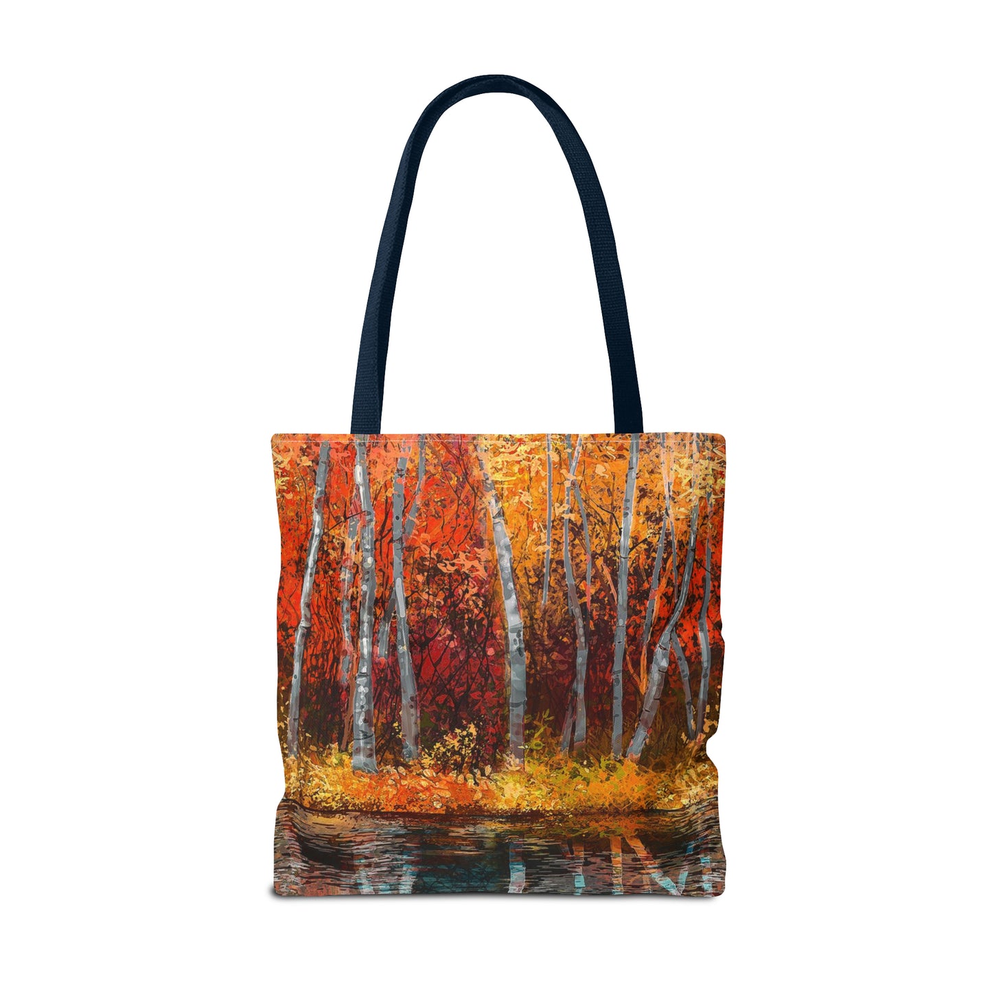 Tote Bag:  large-18x18;  "Year of Art" [Aspen Trees-2: Large Panel]