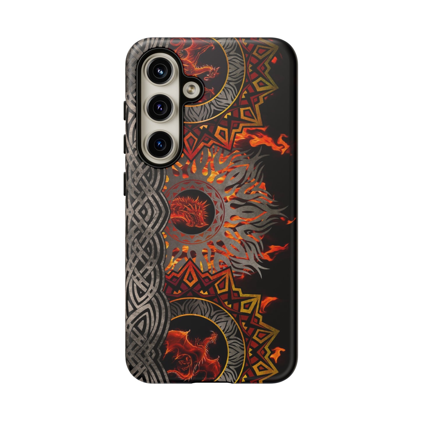 Samsung Galaxy Series Tough Case-Phone Case: Dragons [Red Fury]