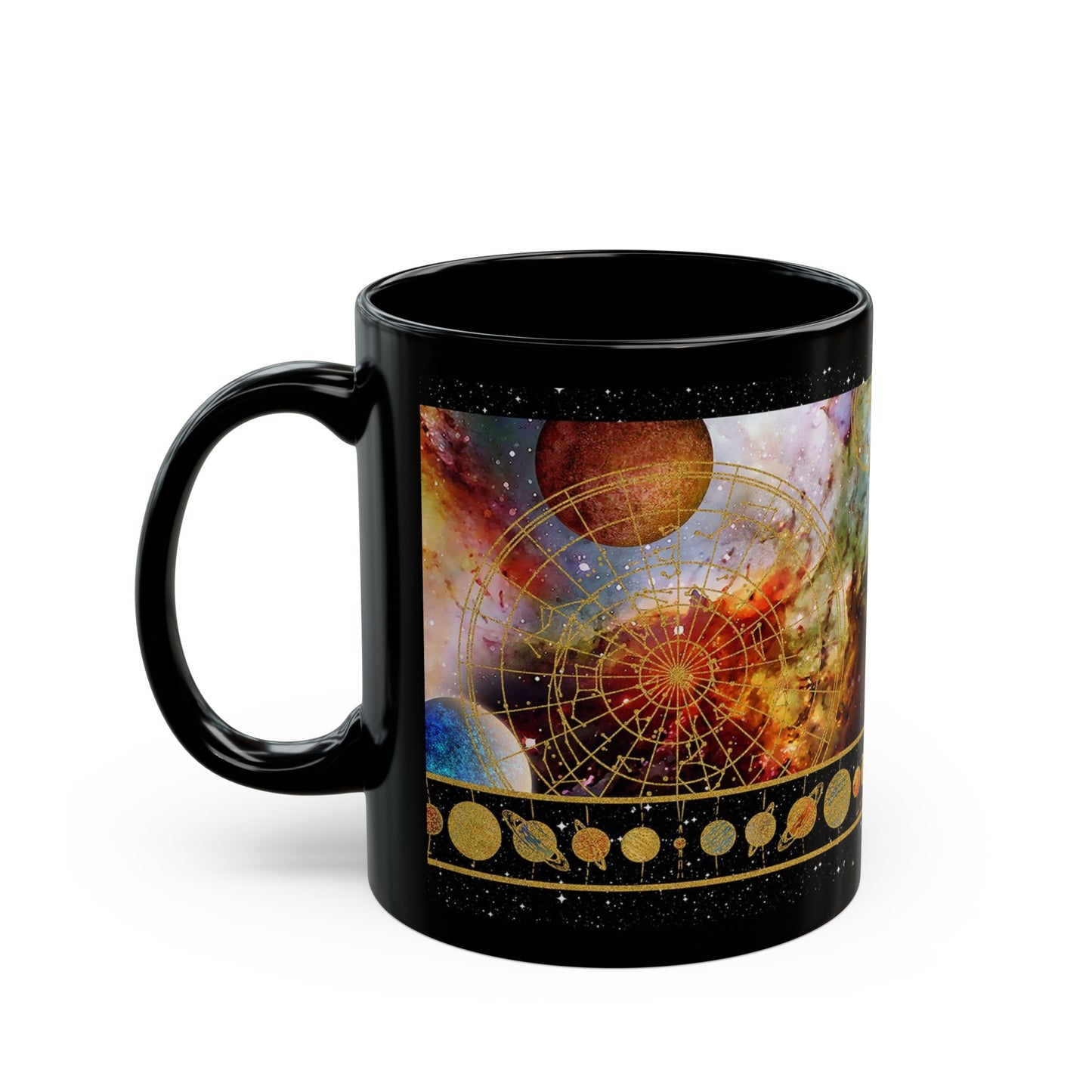 Ceramic Mug:  "Cosmos" [Border]