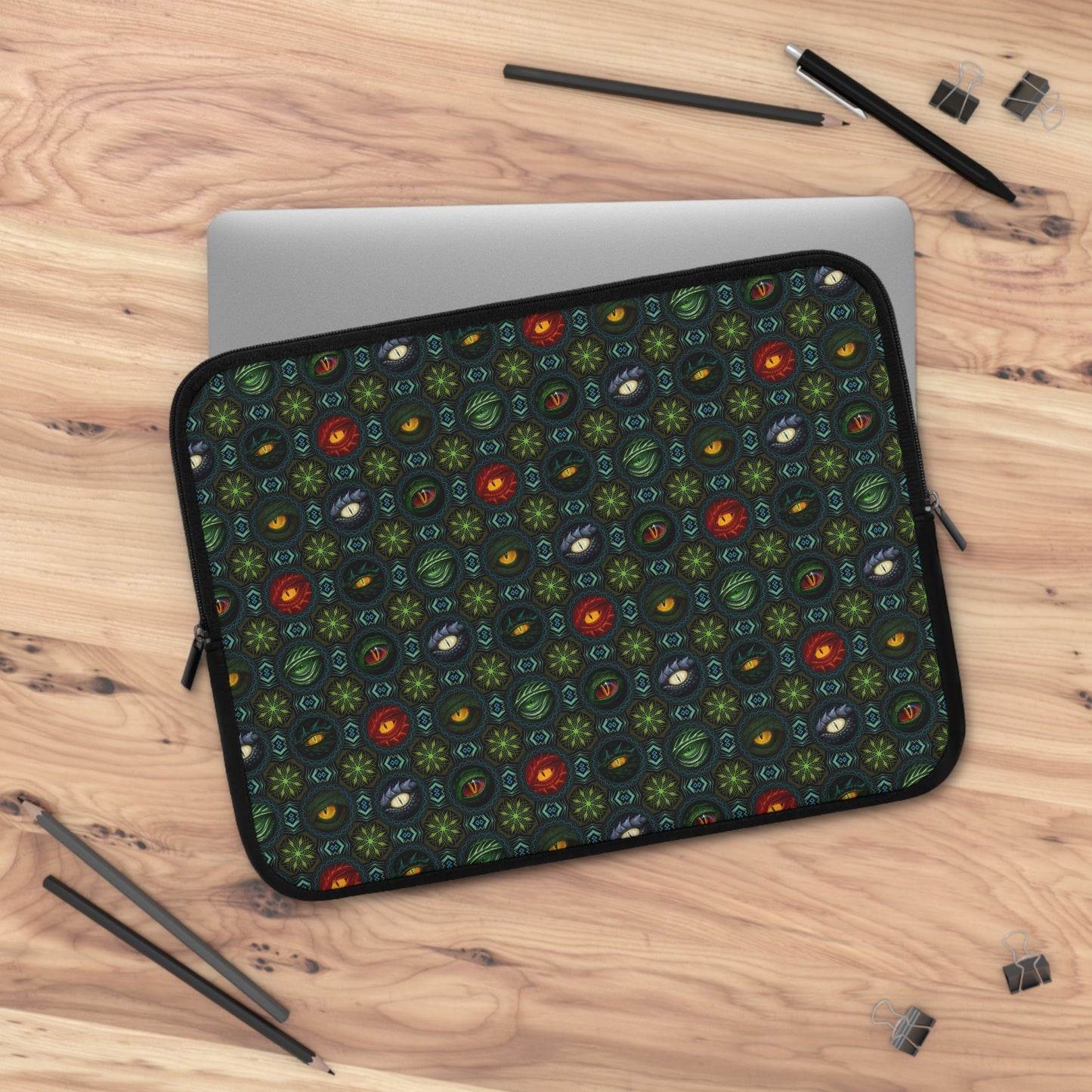 Laptop Sleeve  (Multiple Sizes): Emerald Dragons