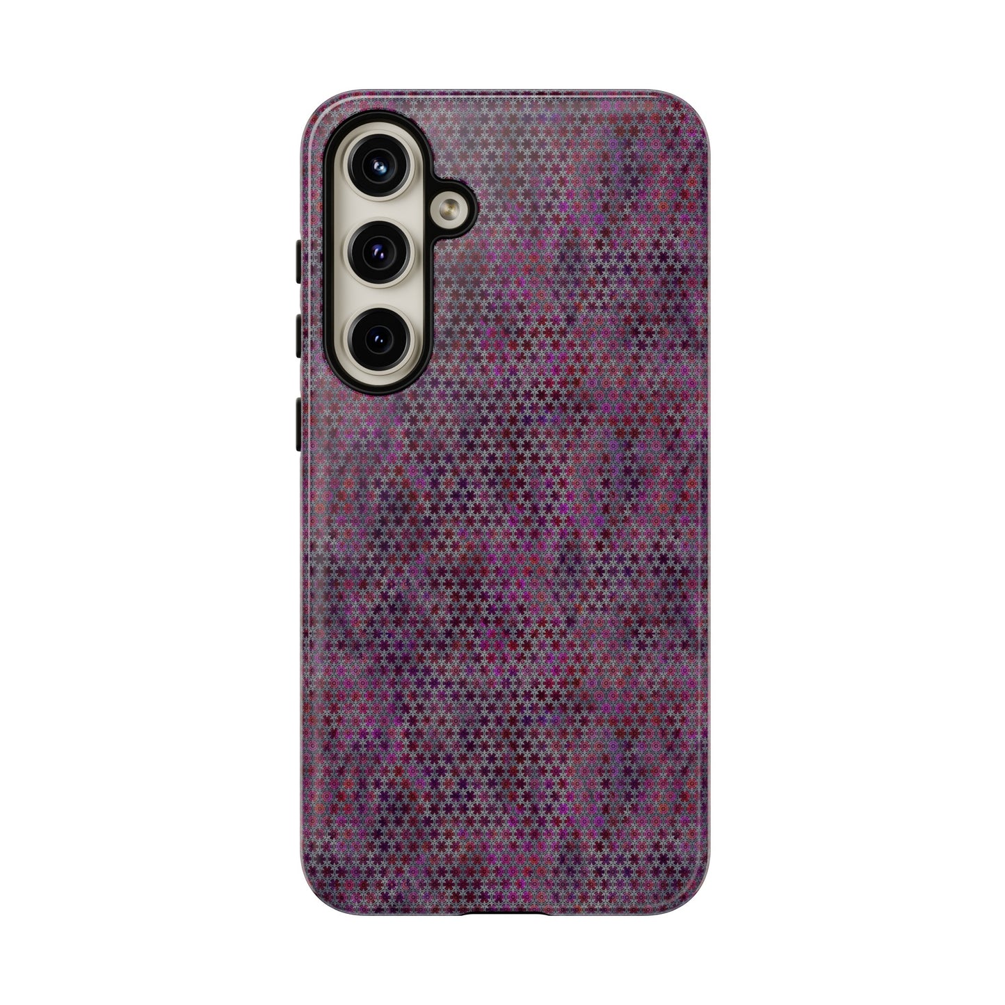 Samsung Galaxy Series Tough Case-Phone Case: Sci-Fi [Purple Barbs]