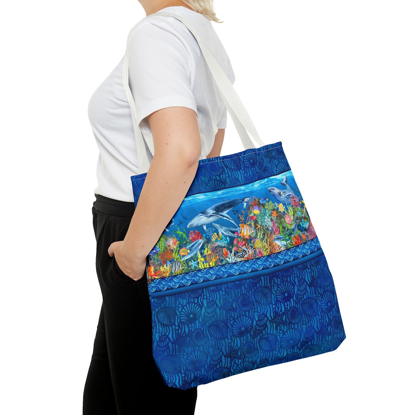 Tote Bag:  large-18x18;  "Calypso"