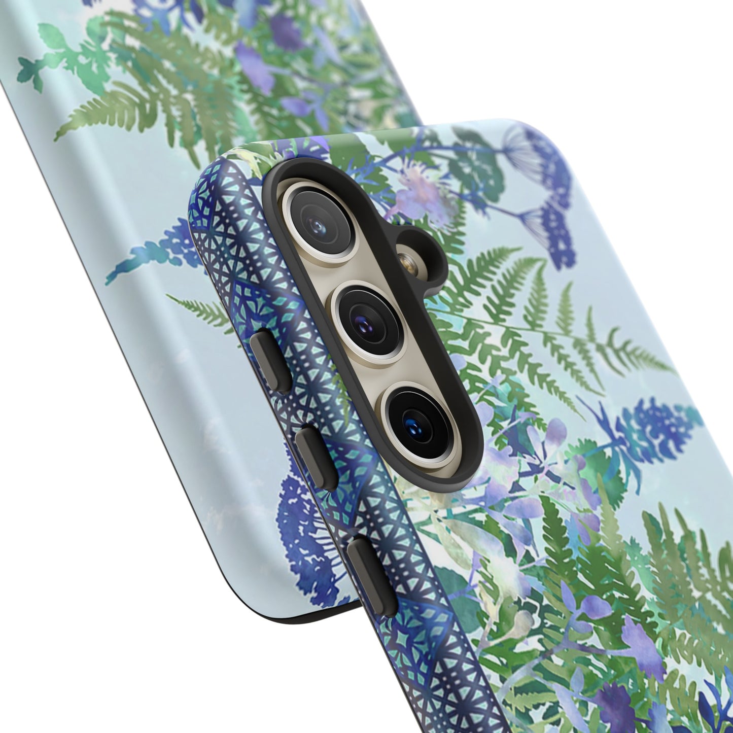 Samsung Galaxy Series Tough Case-Phone Case:  Haven [Flower Border]