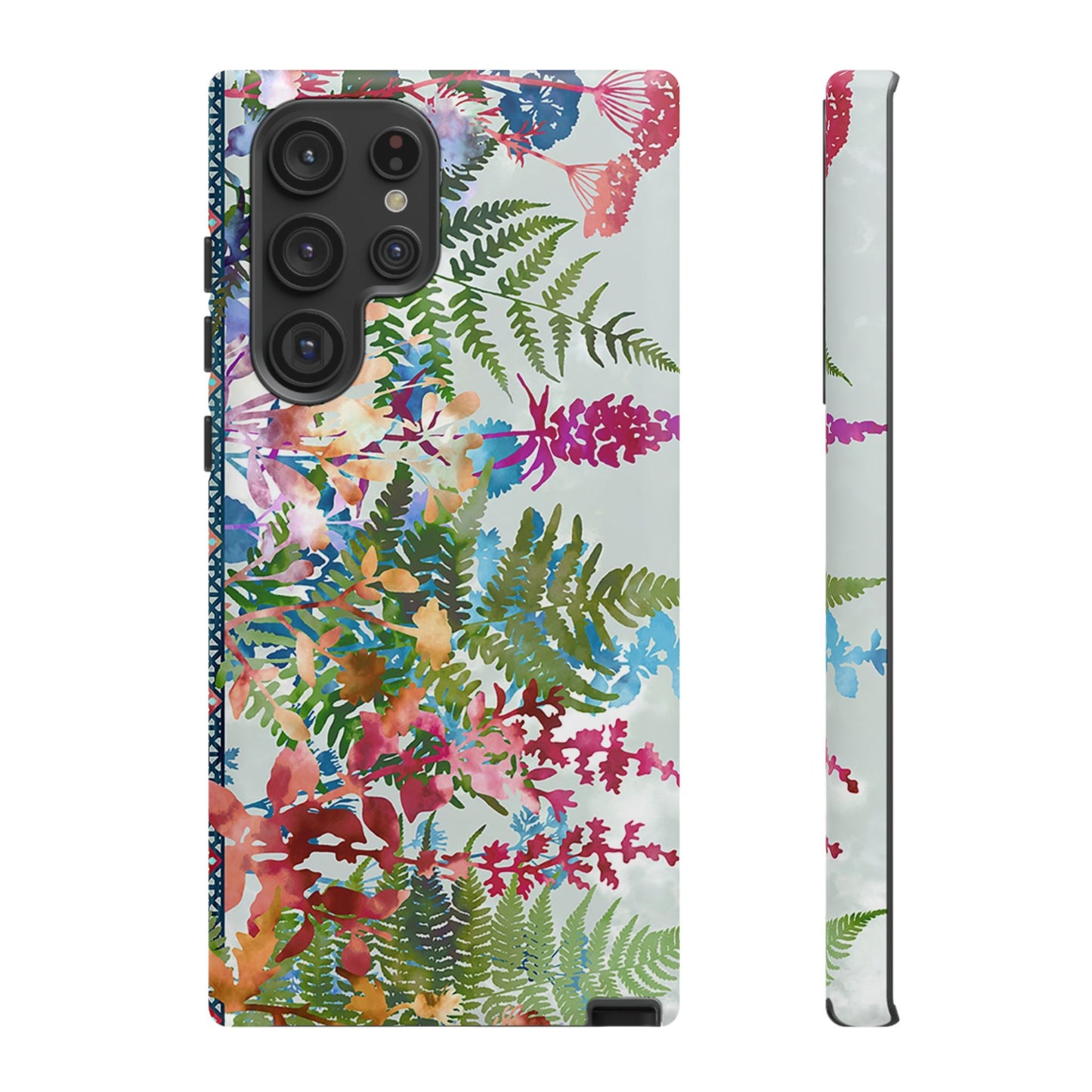 Samsung Galaxy S22 - Tough Case-Phone Case:  Haven [Red Border]