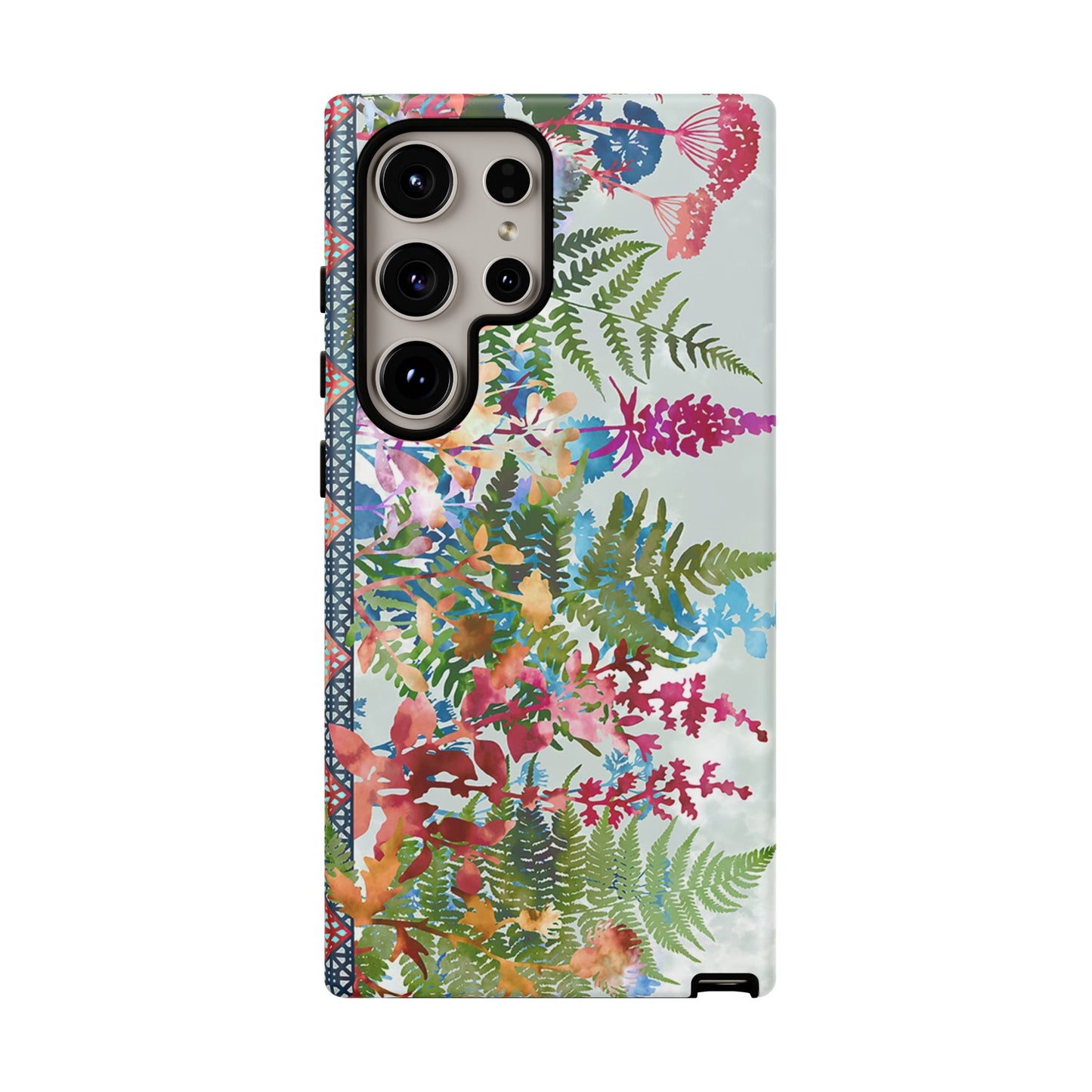Samsung Galaxy Series Tough Case-Phone Case:  Haven [Flower Border 2]