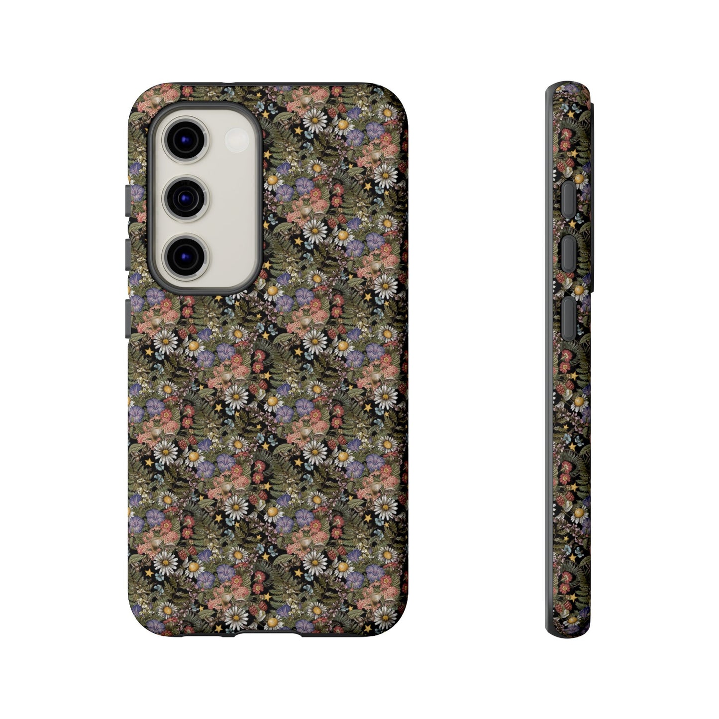 Samsung Galaxy S23 - Tough Case-Phone Case: The Sun, The Moon And The Stars [Flowers]