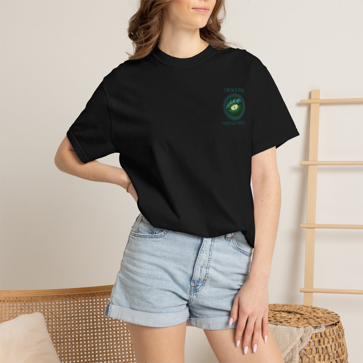 Mythic Dragon T-Shirt — Vintage Green Dragon Graphic Tee