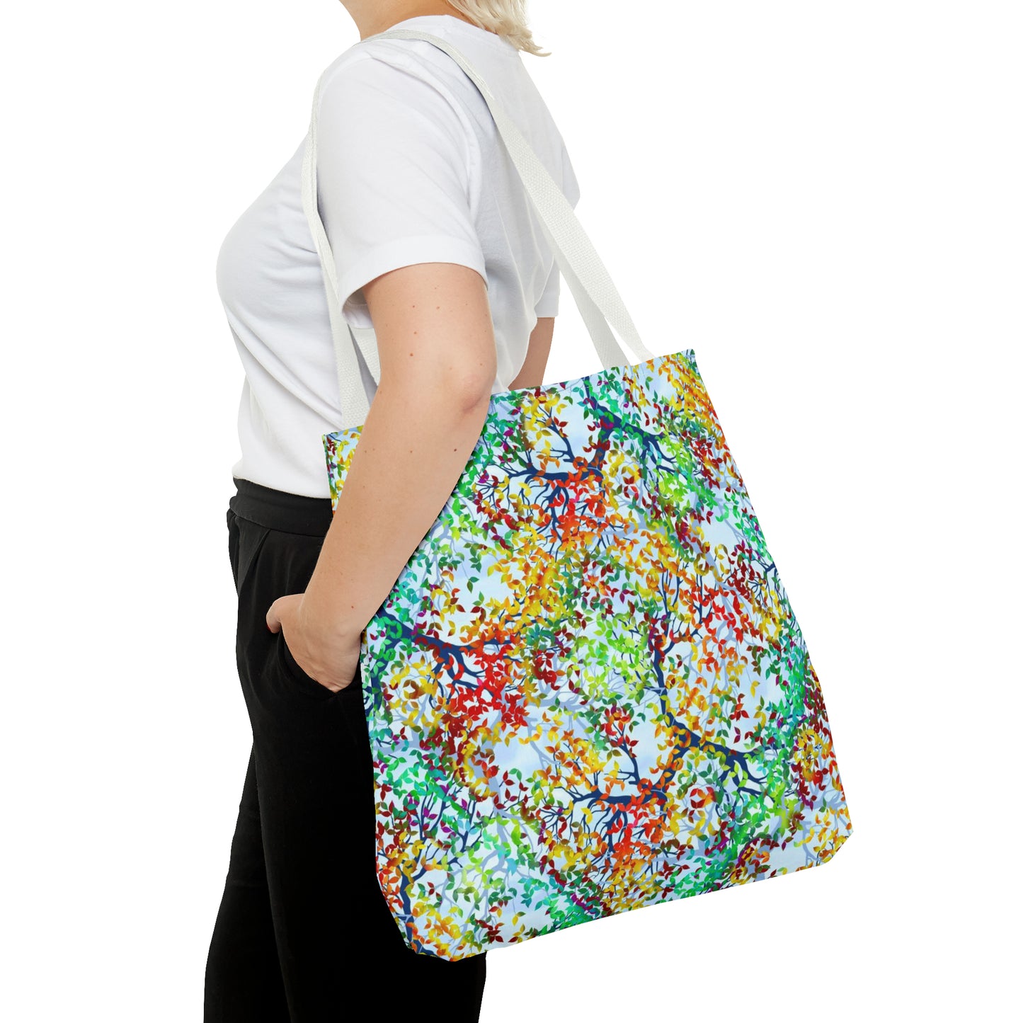 Tote Bag:  Large-18x18; Dreamscapes-Spring Leaves