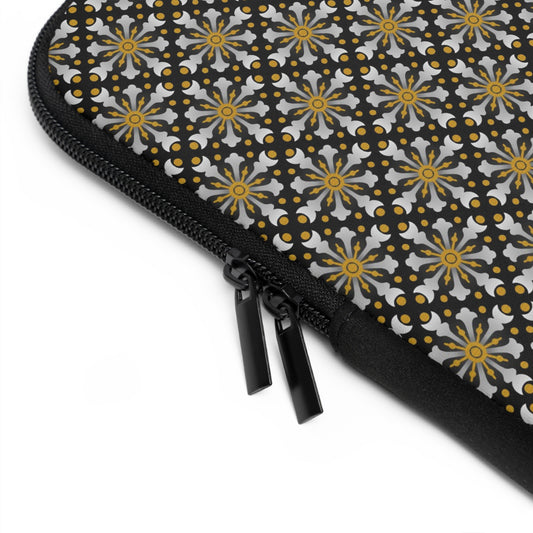 Laptop Sleeve:  Celestial [Black/Gold-Starbusrt]