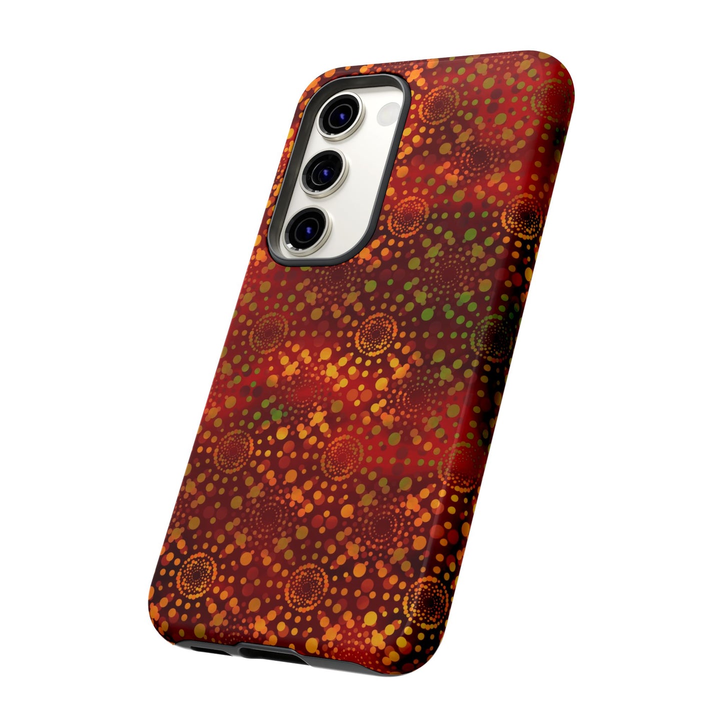 Samsung Galaxy S23 - Tough Phone Case: Dreamscapes [Red Kaleidoscope]