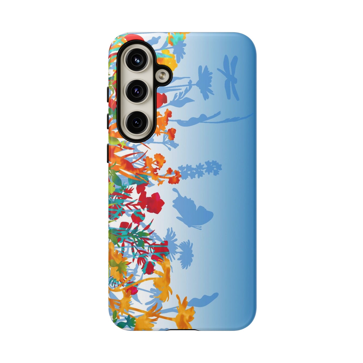 Samsung Galaxy Series Tough Case-Phone Case: Dreamscapes [Light Blue Border]