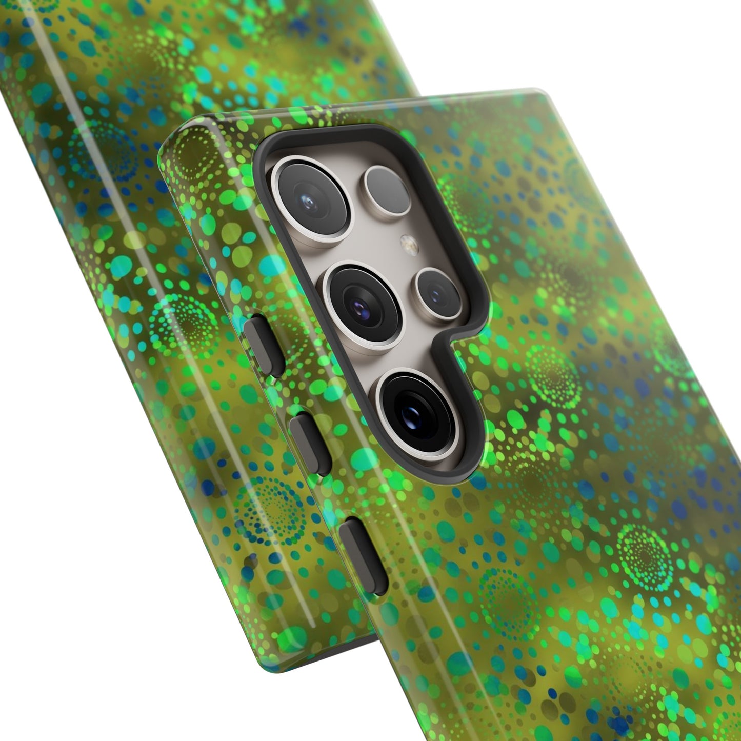 Samsung Galaxy Series Tough Case-Phone Case: Dreamscapes [Green Kaleidoscope]