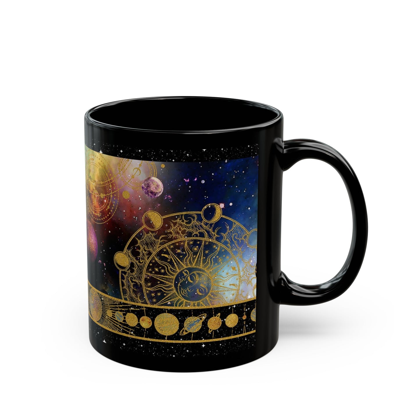 Ceramic Mug:  "Cosmos" [Border]