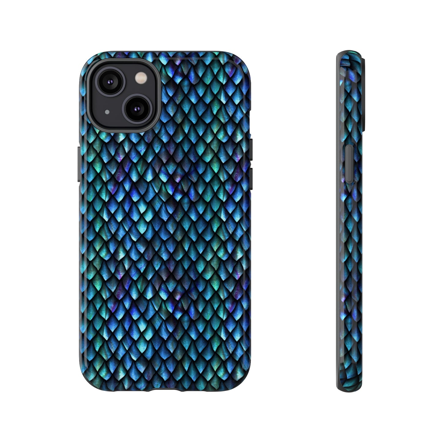 Apple I-Phone 14 (Series) Tough Case-Phone Case: Dragons [Luminescent scales]