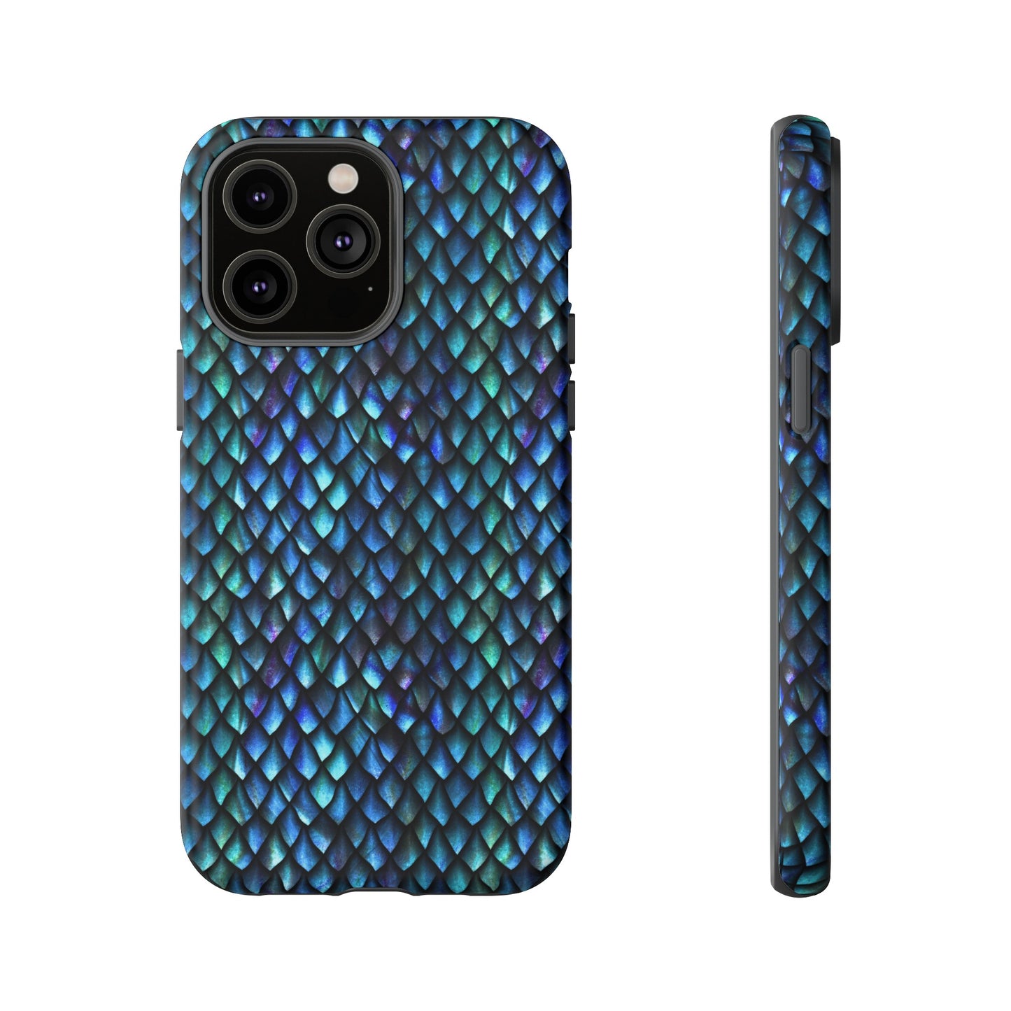 Apple I-Phone 14 (Series) Tough Case-Phone Case: Dragons [Luminescent scales]
