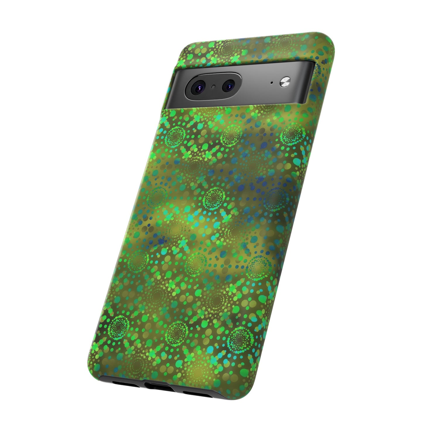 Google Pixel Tough Case-Phone Case: Dreamscapes [Green Kaleidoscope]