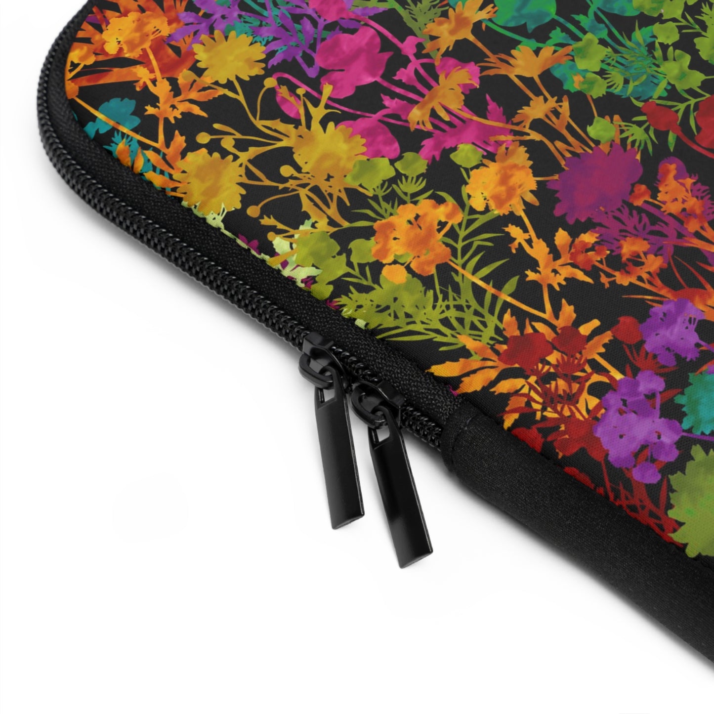 Laptop Sleeve:  ($32.22) Dreamscapes [Field of Flowers-Black]